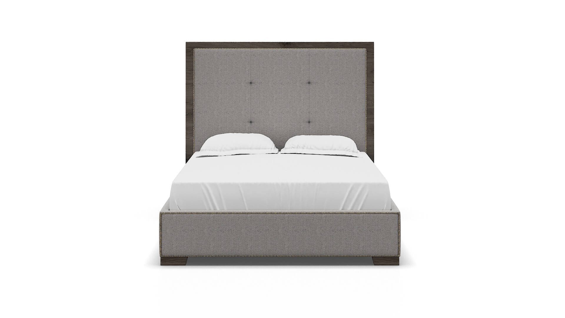 Talia Sasha Silver Bed espresso legs 1