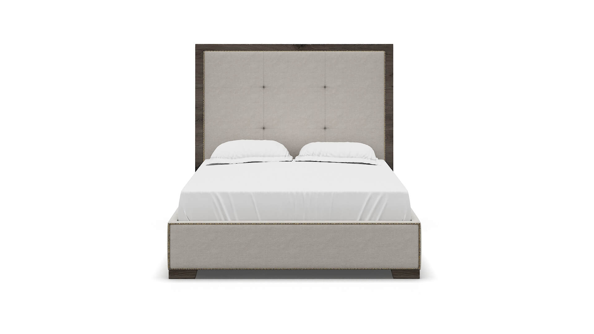 Talia Suave Dove Bed espresso legs 1