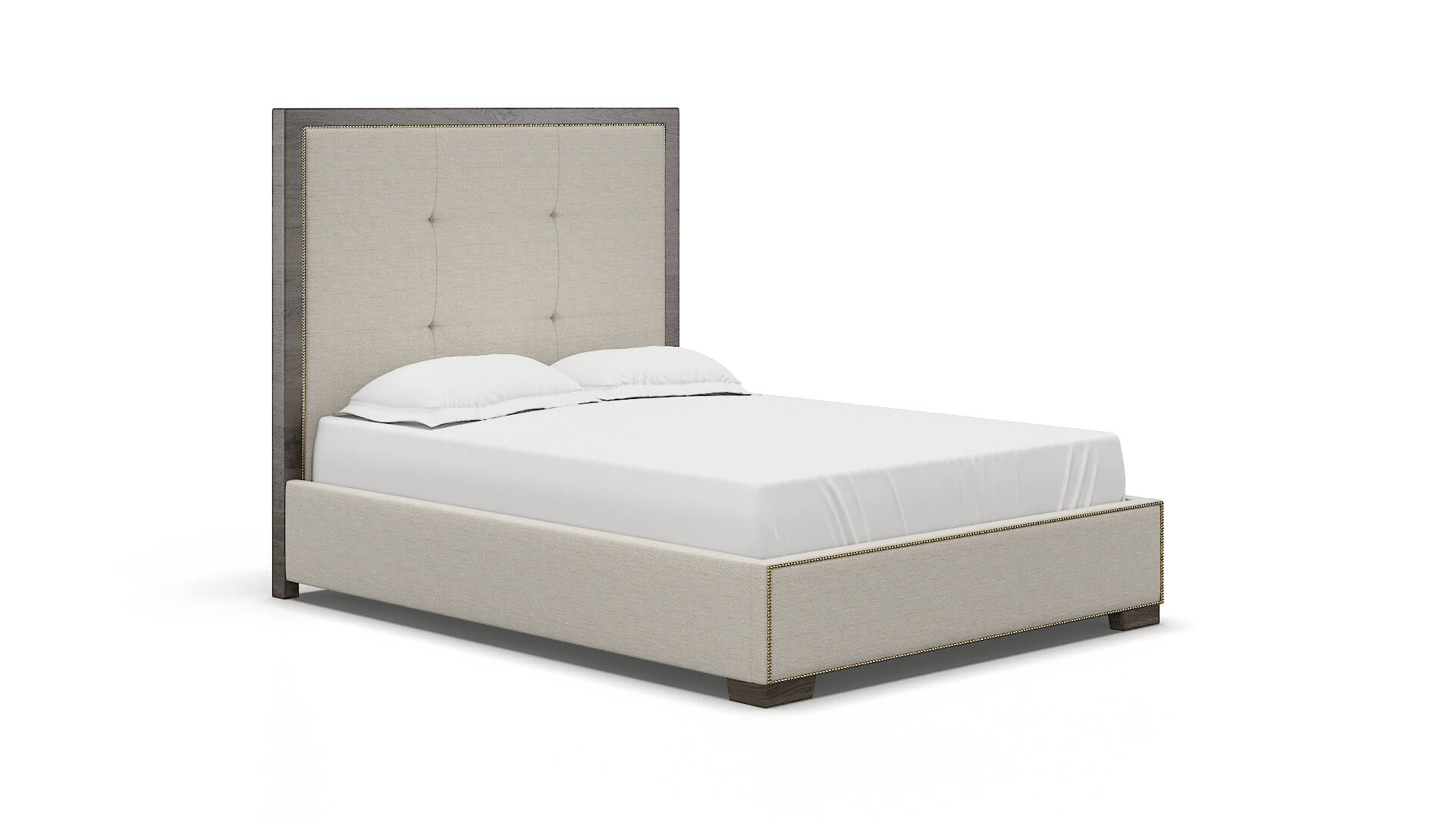 Talia Venus Cream Bed espresso legs 2