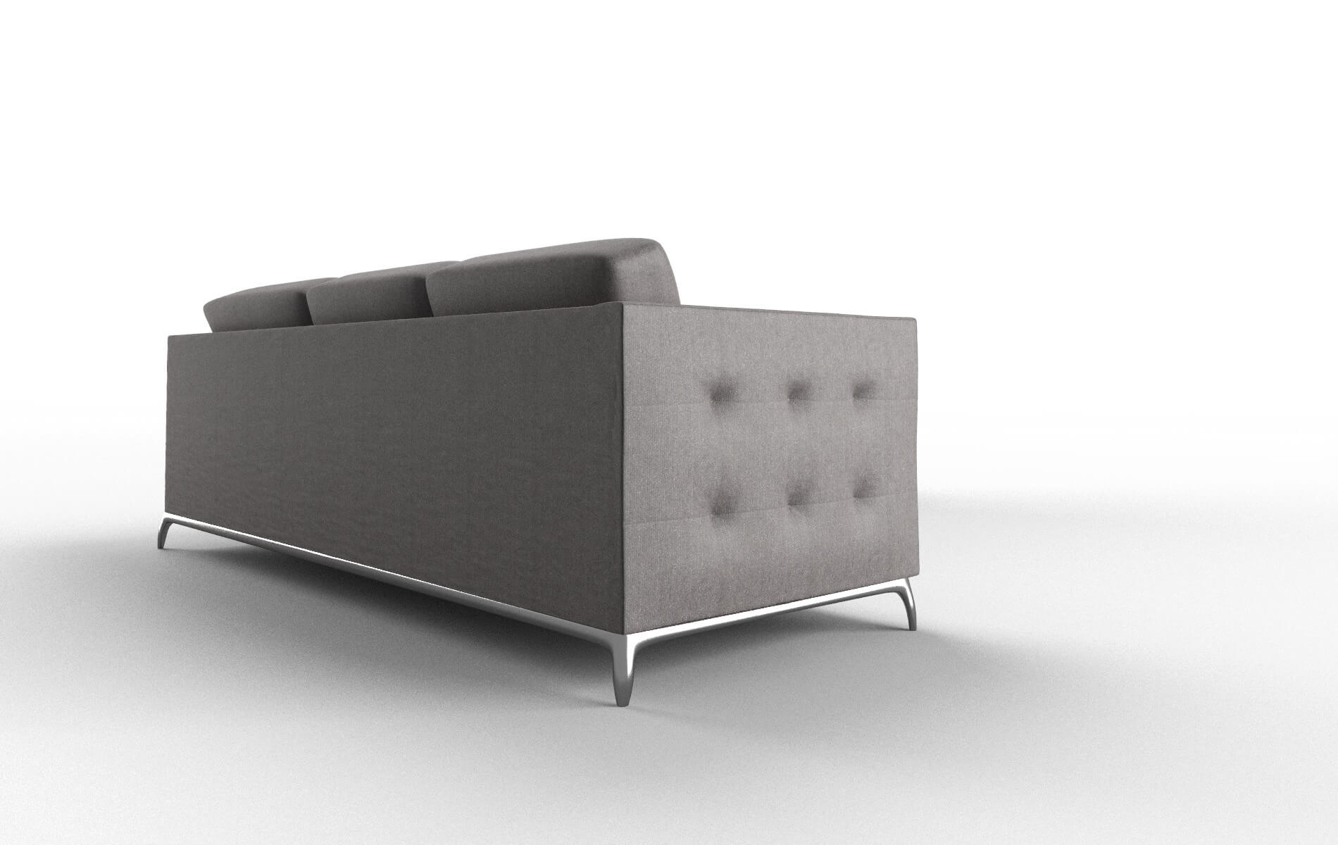 Toronto Atlas_plz Silver Sectional metal legs 3