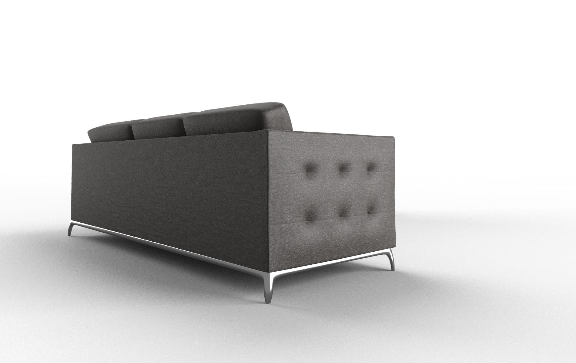 Toronto Avenger Denim Sectional metal legs 3