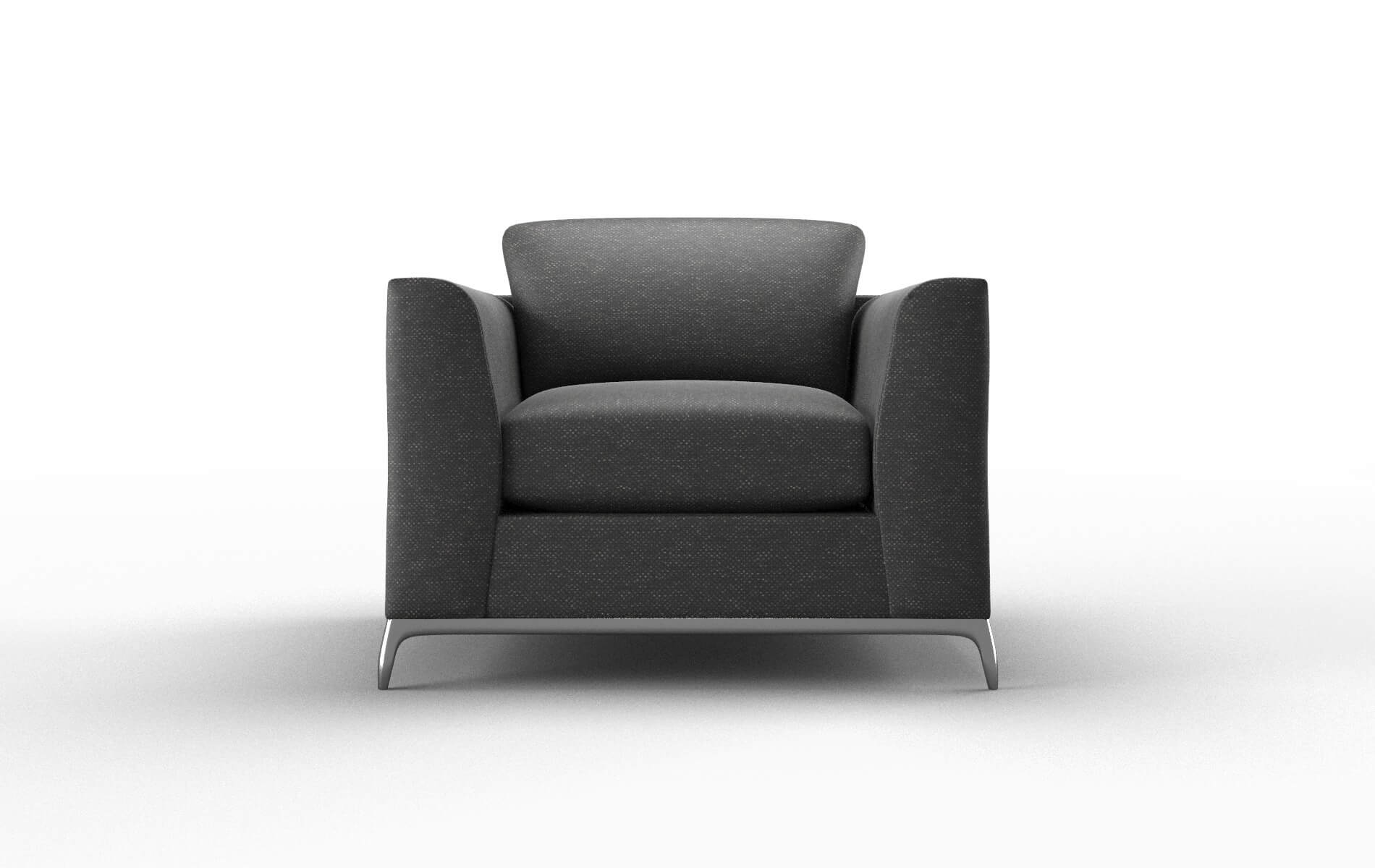 Toronto Chance Denim Chair metal legs 1