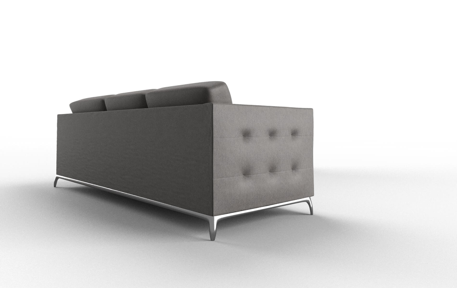 Toronto Cosmo Charcoal Sectional metal legs 3