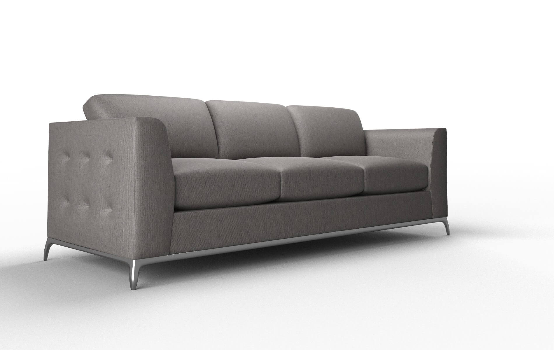 Toronto Cosmo Charcoal Sofa metal legs 2