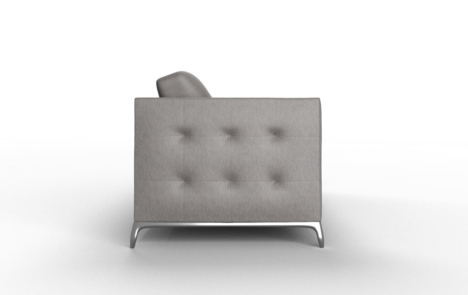 Toronto Cosmo Charcoal Sofa metal legs 3