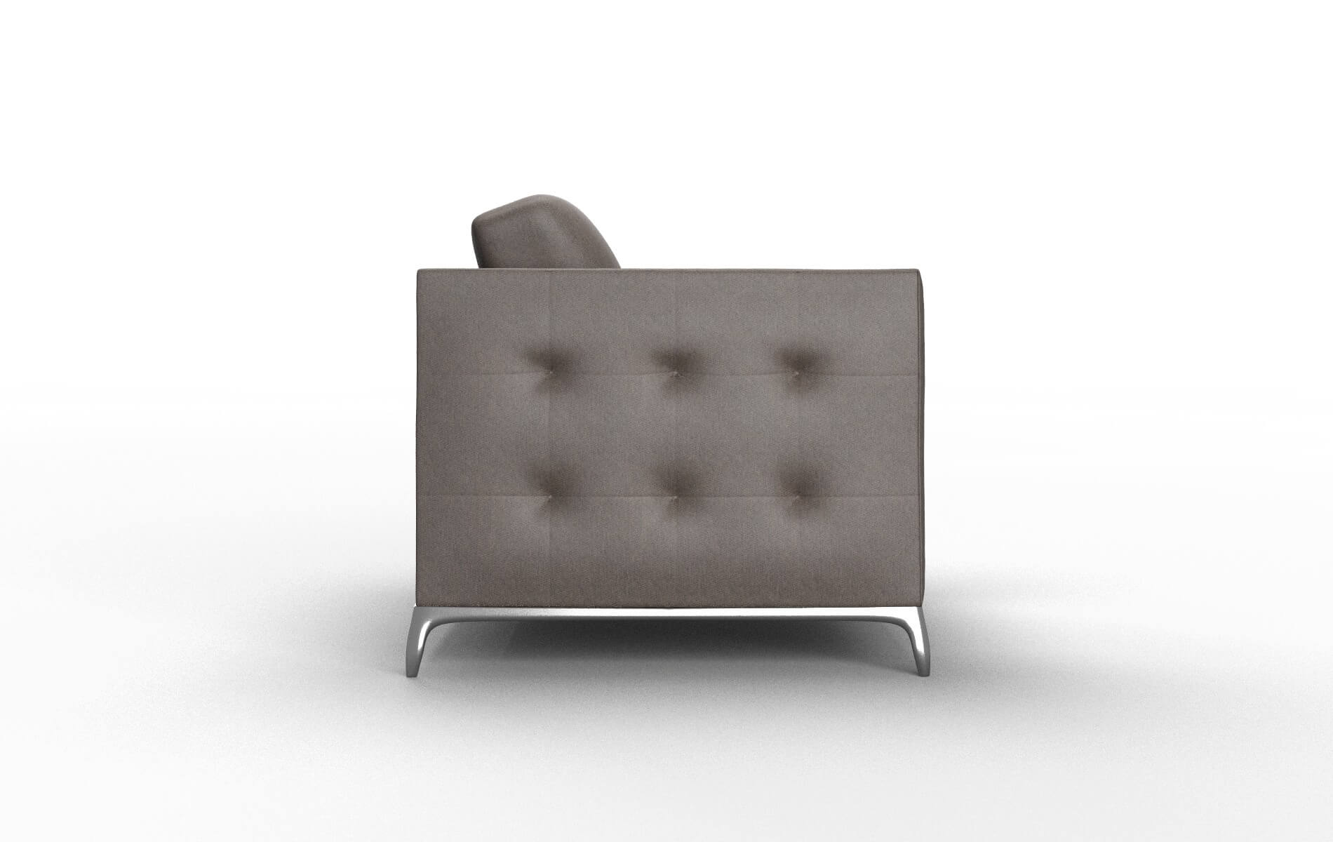 Toronto Cosmo Chocolate Chair metal legs 3