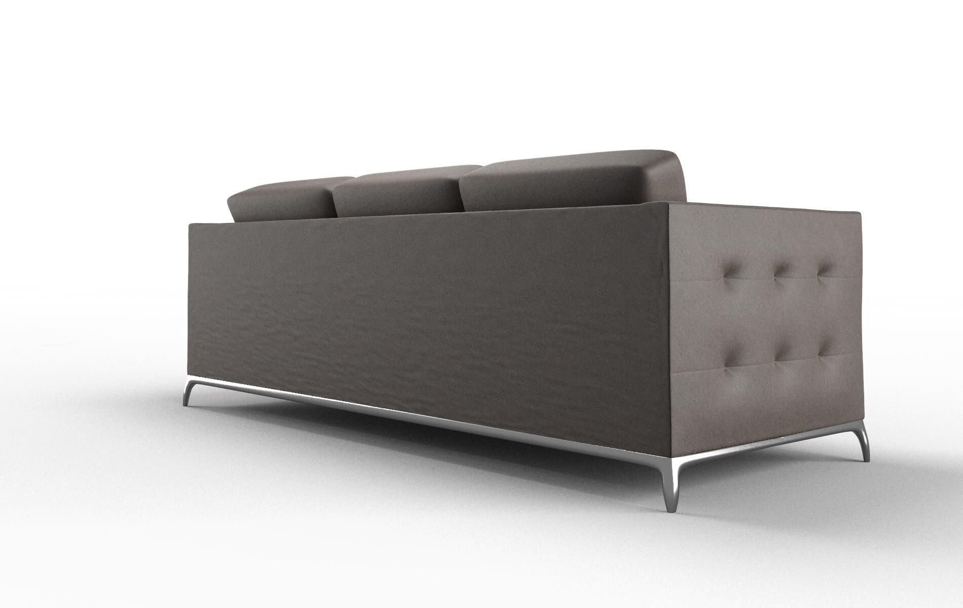 Toronto Cosmo Chocolate Sofa metal legs 5