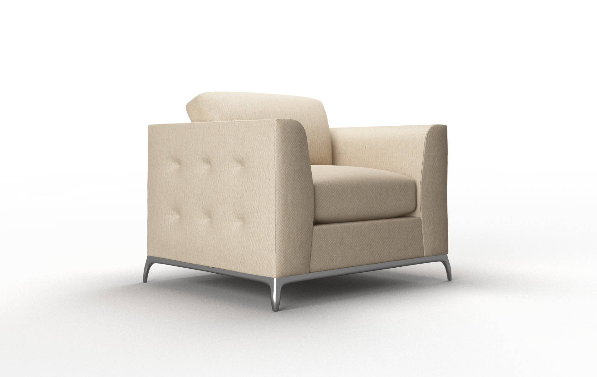 Toronto Cosmo Fawn Chair metal legs 2