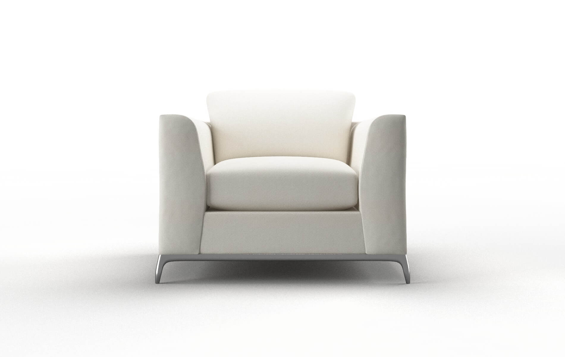 Toronto Cosmo ivory Chair Metal Legs  1