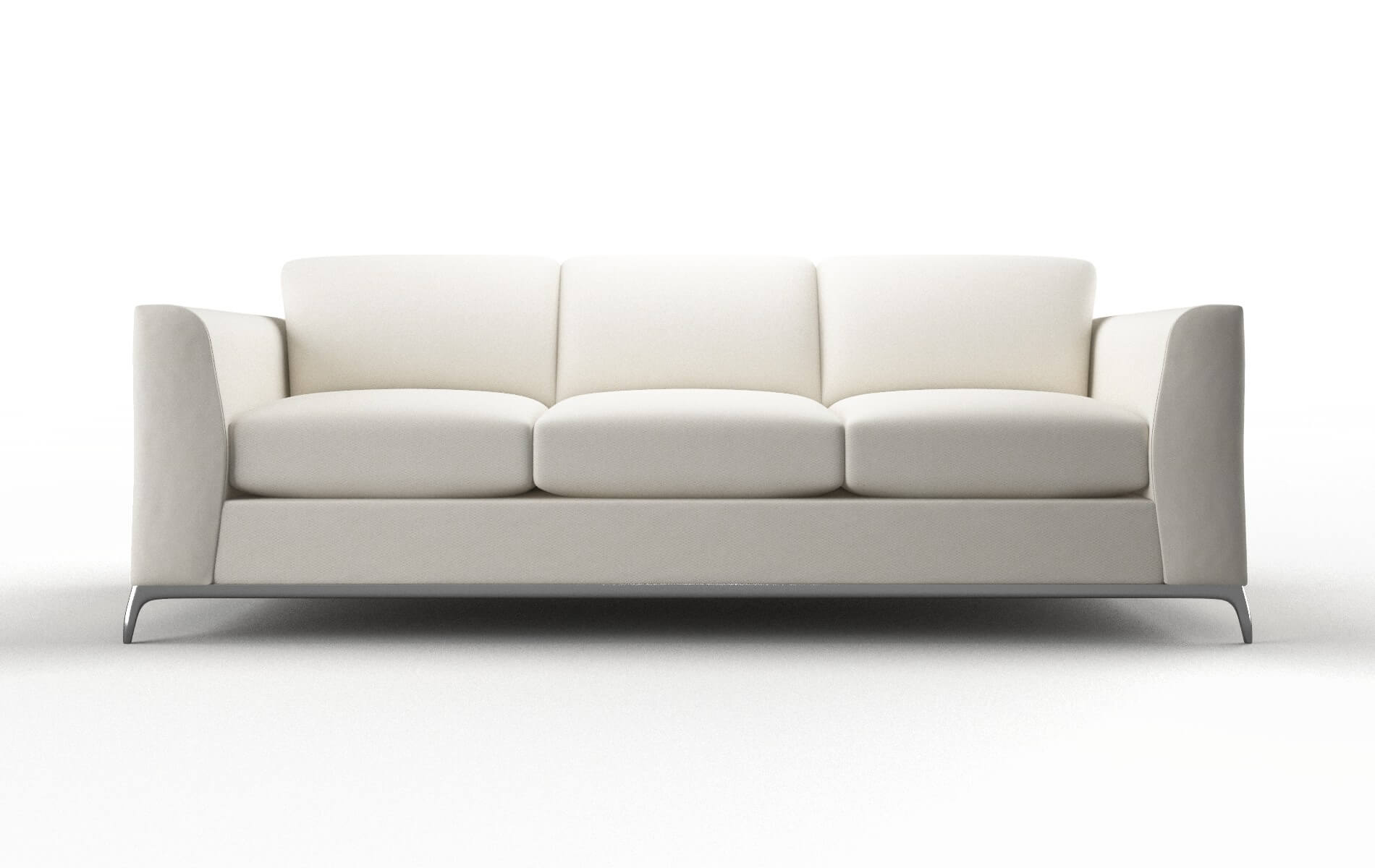 Toronto Cosmo Ivory Sofa metal legs 1
