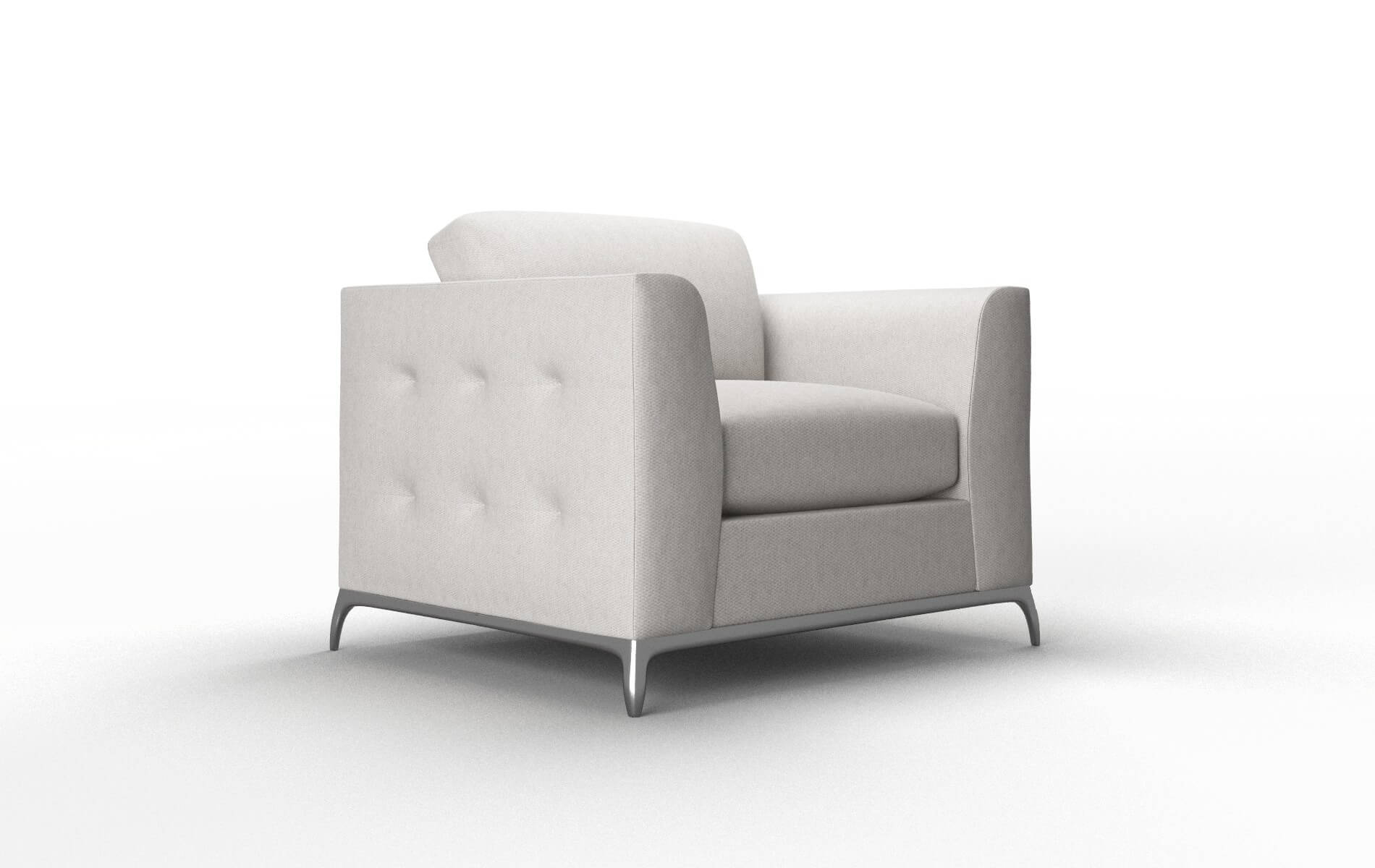 Toronto Cosmo Silver Chair metal legs 2
