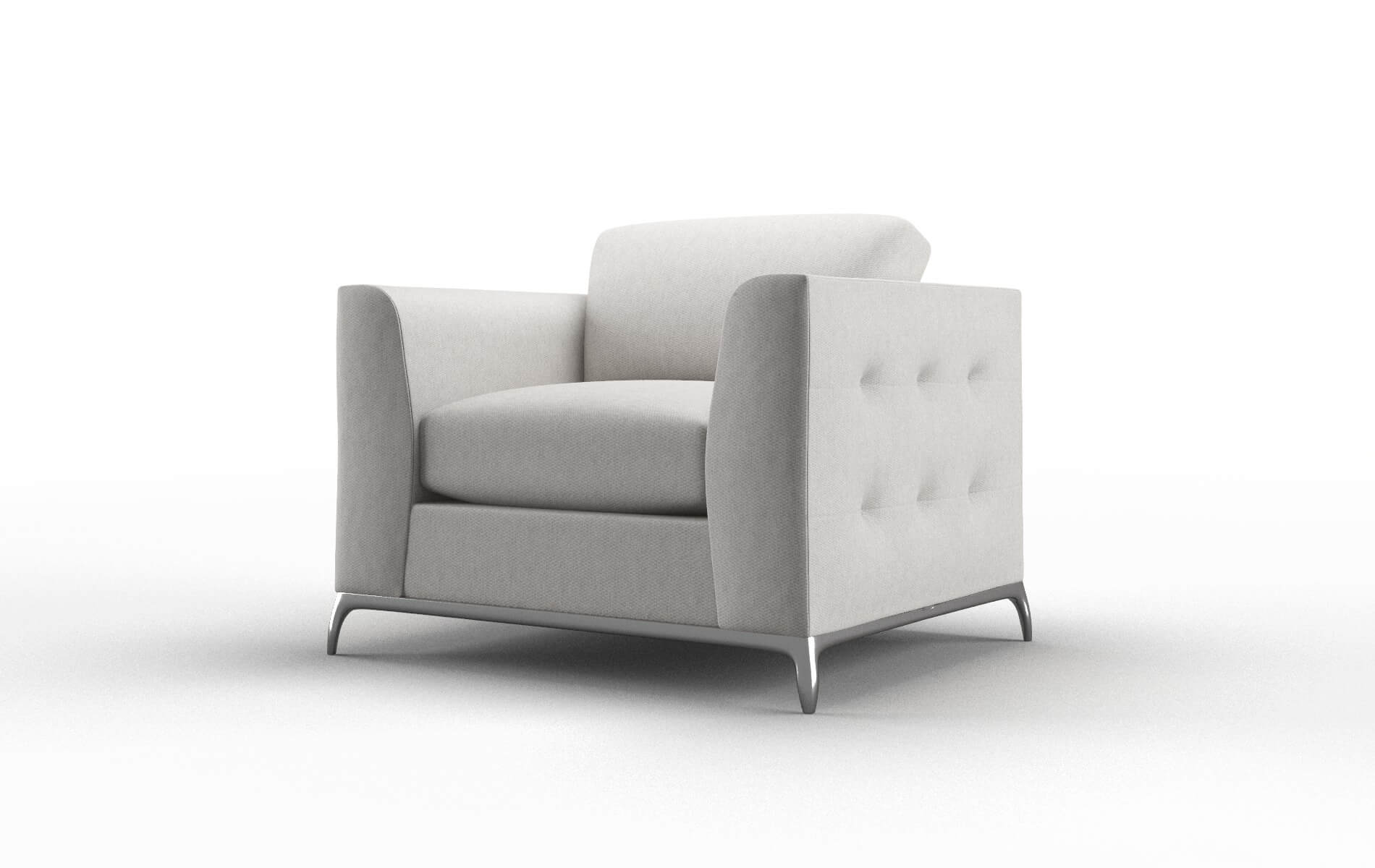 Toronto Cosmo Silver Chair metal legs 4