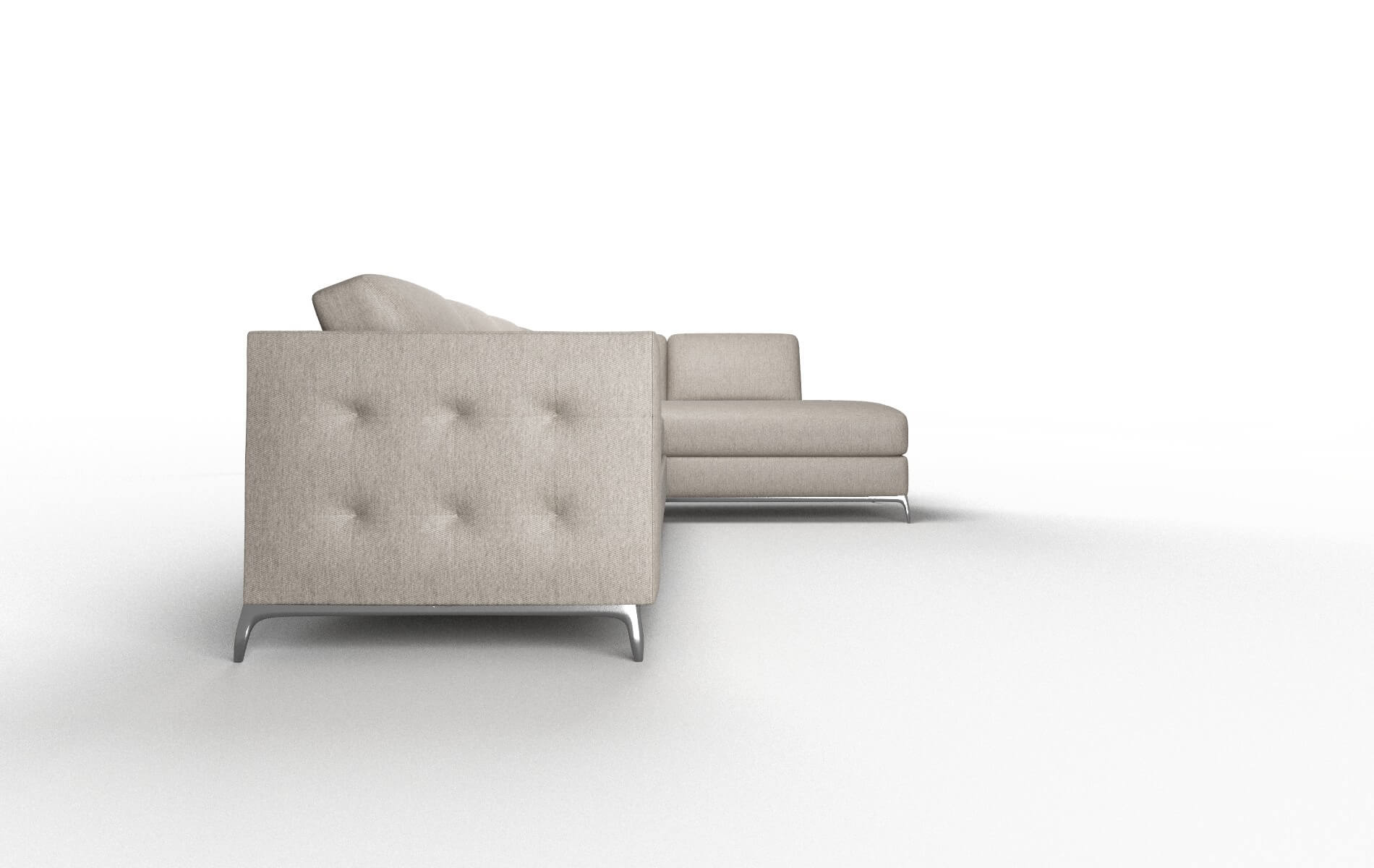 Toronto Cosmo Taupe Panel metal legs 3