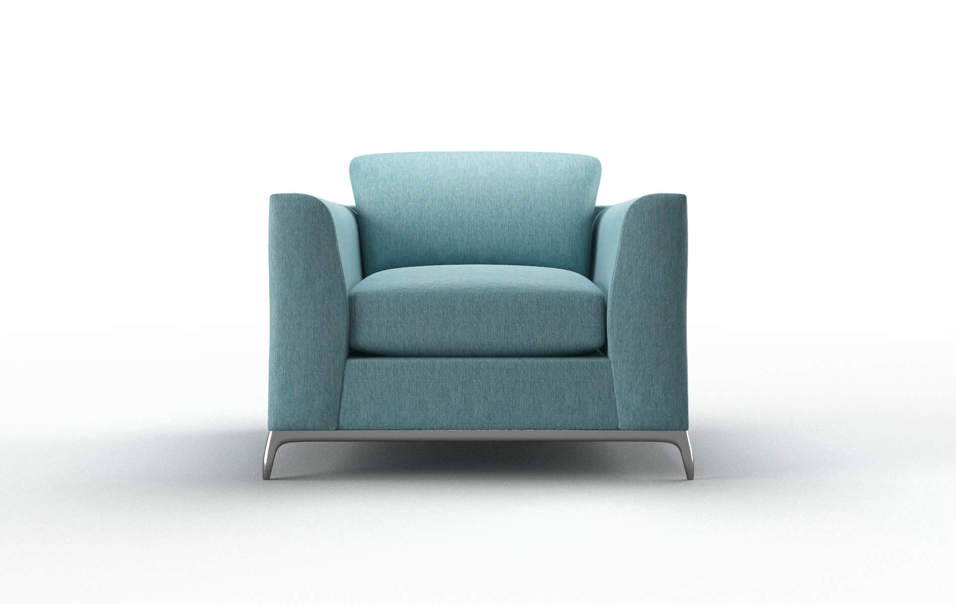 Toronto Cosmo Turquoise chair metal legs