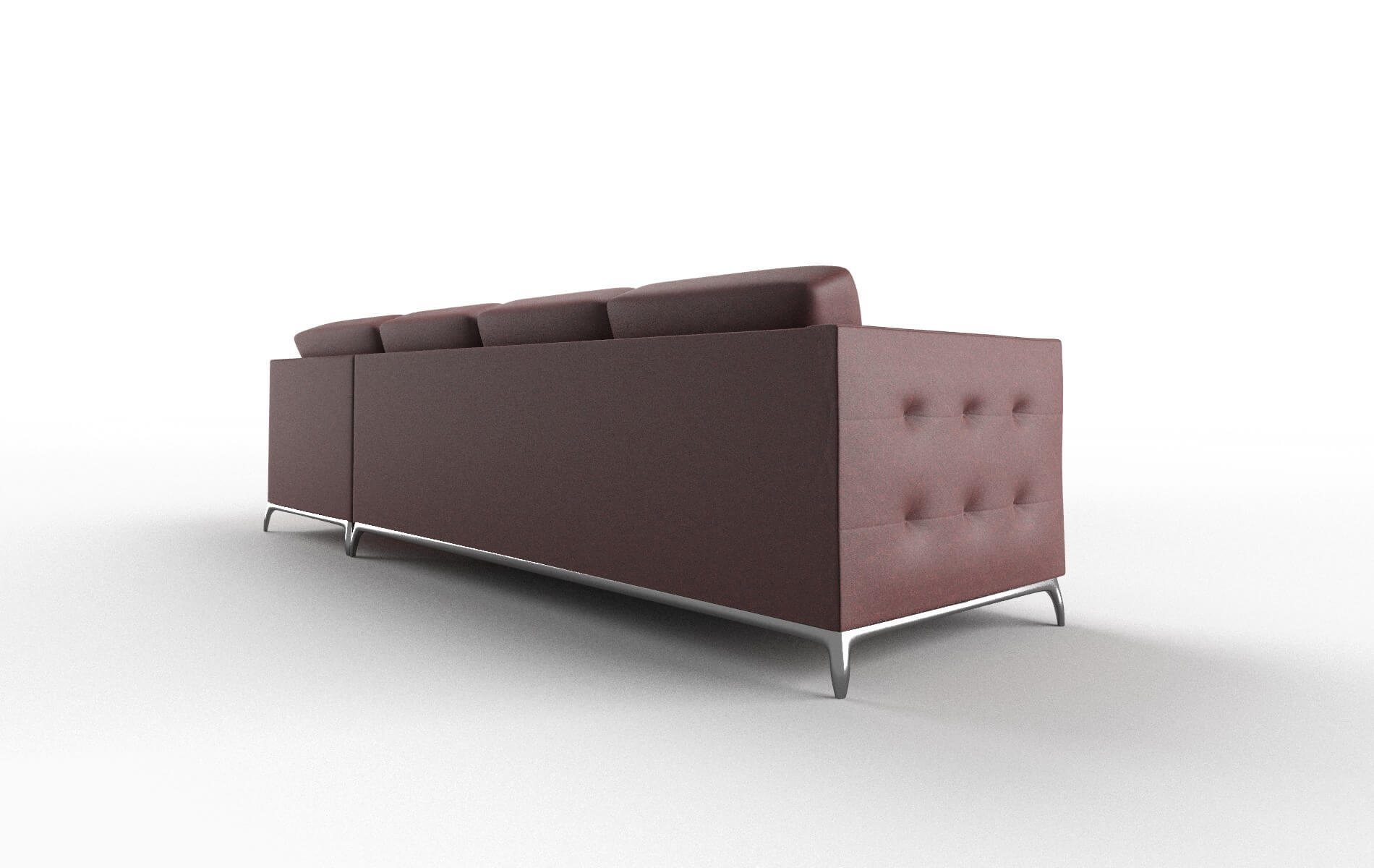 Toronto Derby Berry Panel metal legs 5