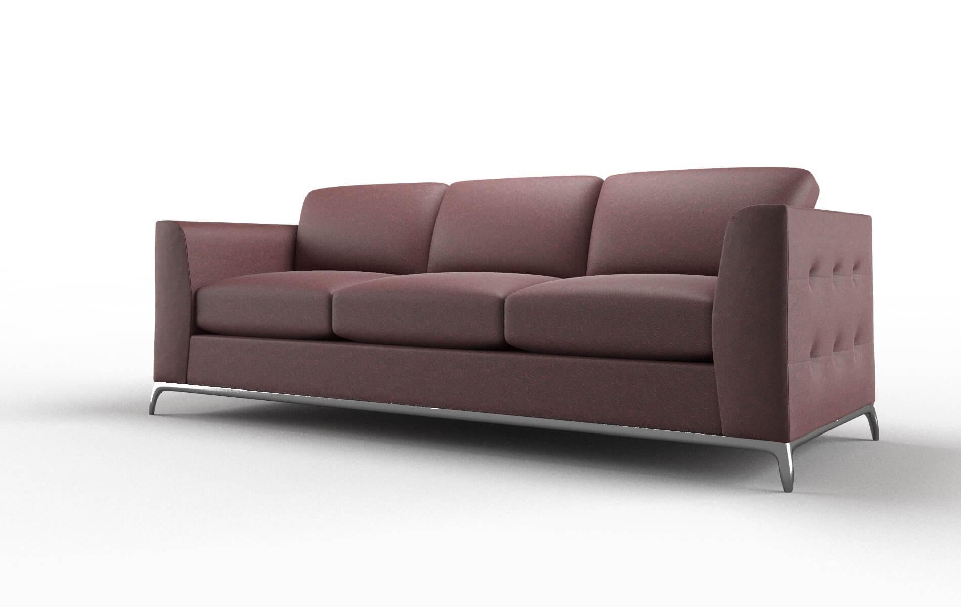 Toronto Derby Berry Sofa metal legs 4