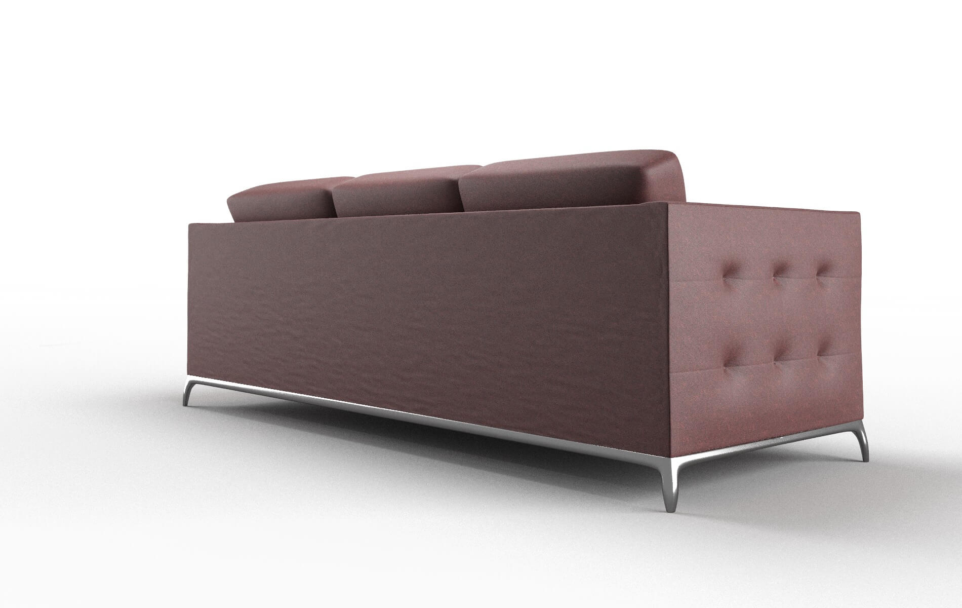 Toronto Derby Berry Sofa metal legs 5