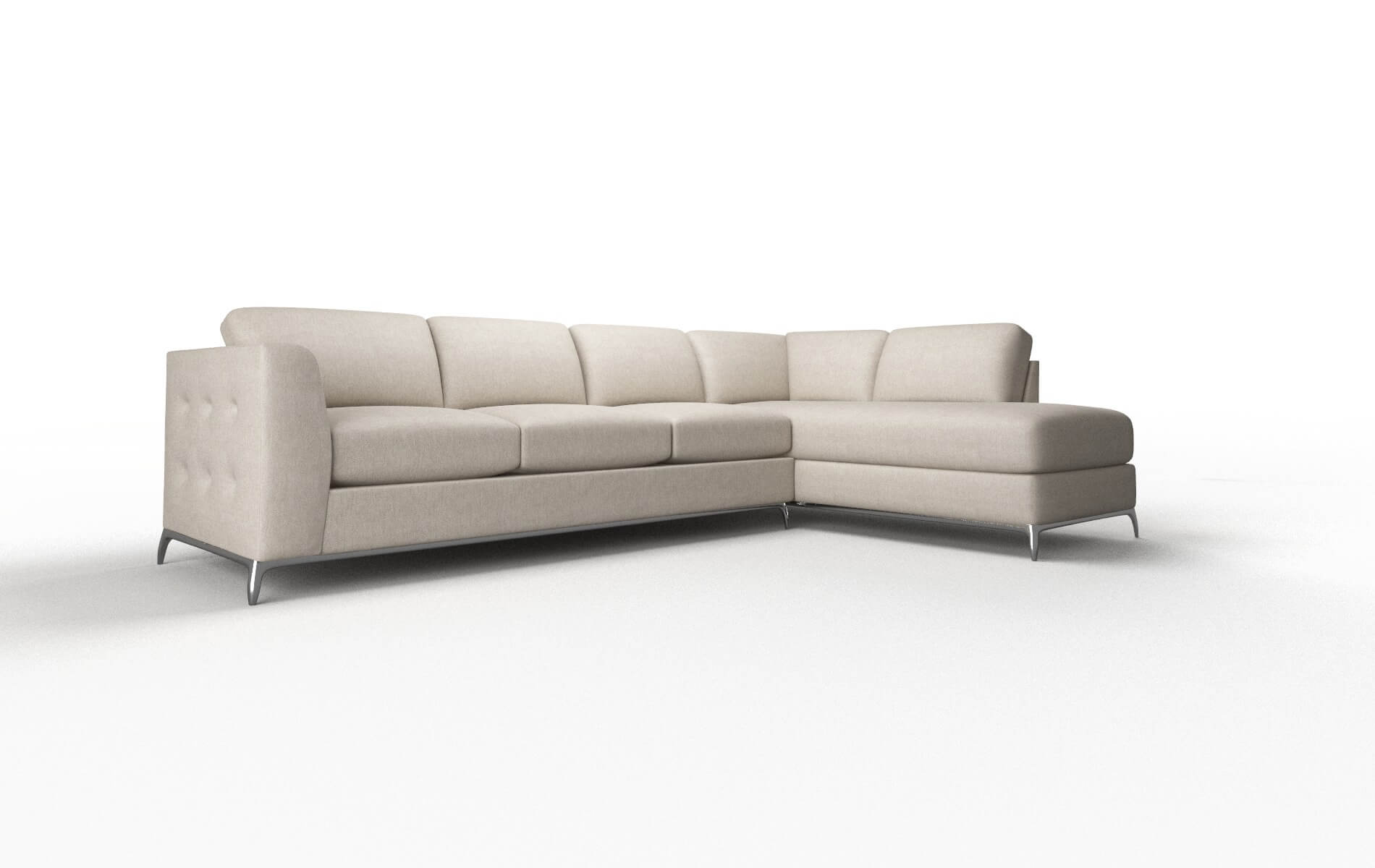 Toronto Derby Linen Panel metal legs 2