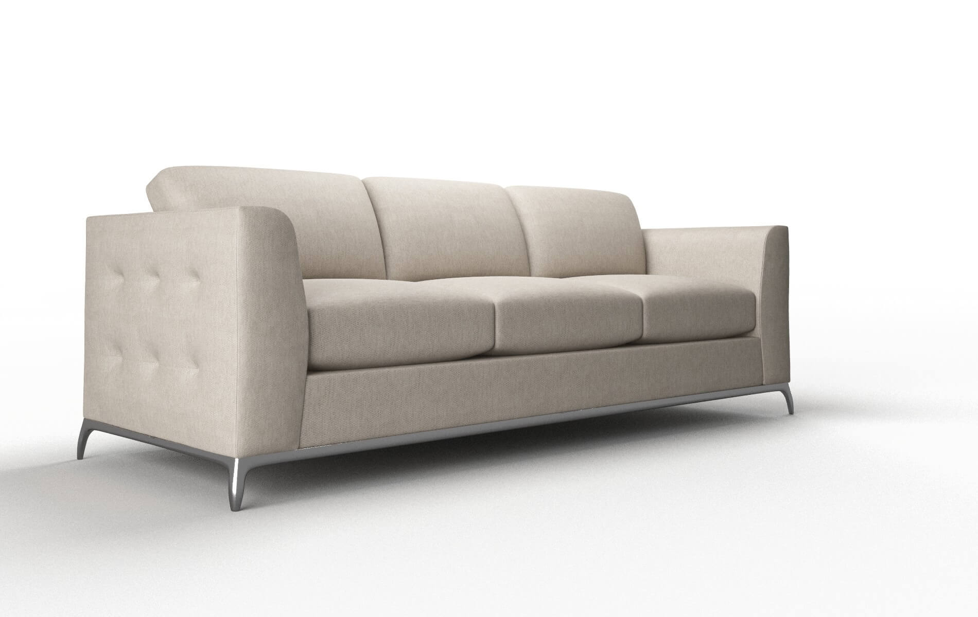 Toronto Derby Linen Sofa metal legs 2