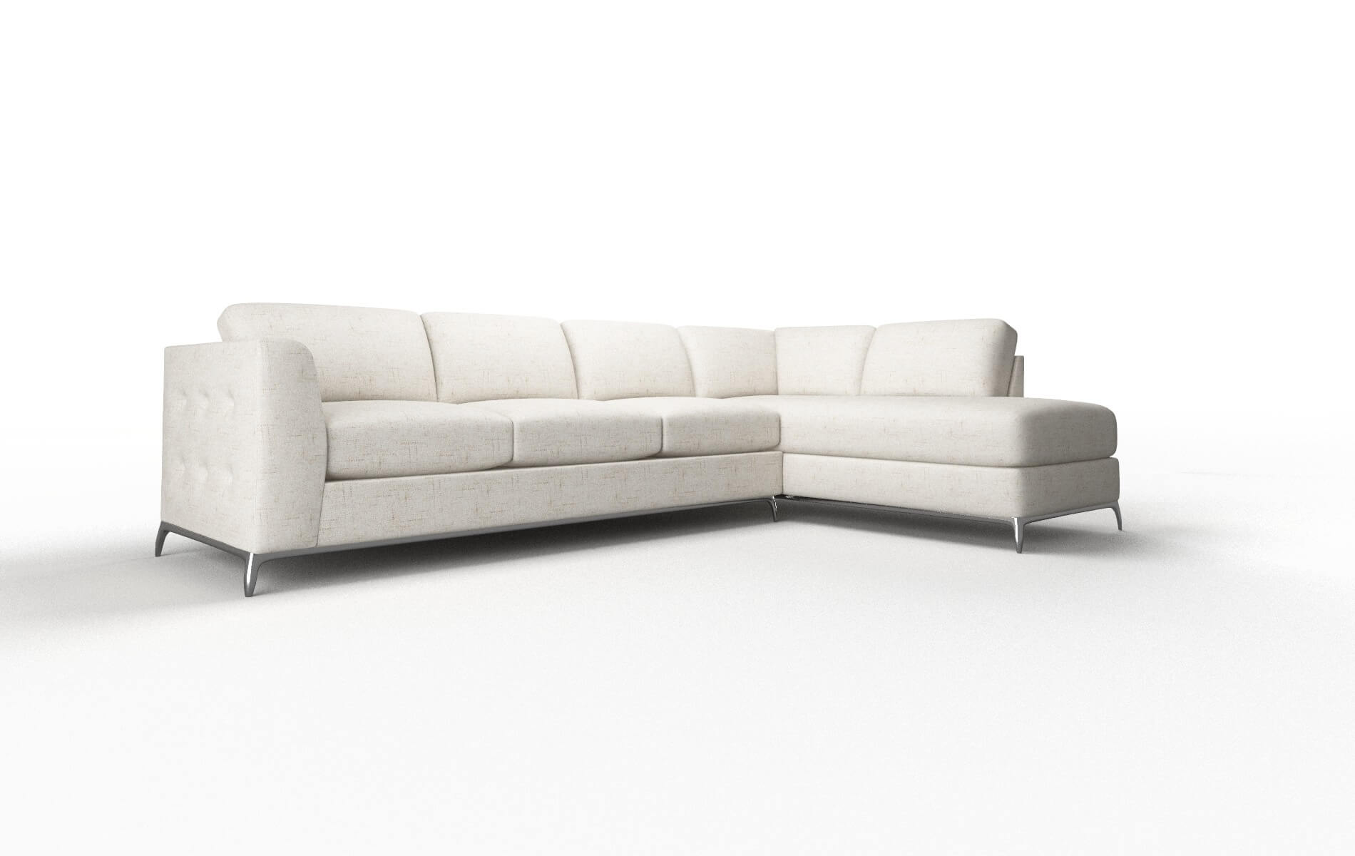 Toronto Derby Taupe Panel metal legs 2