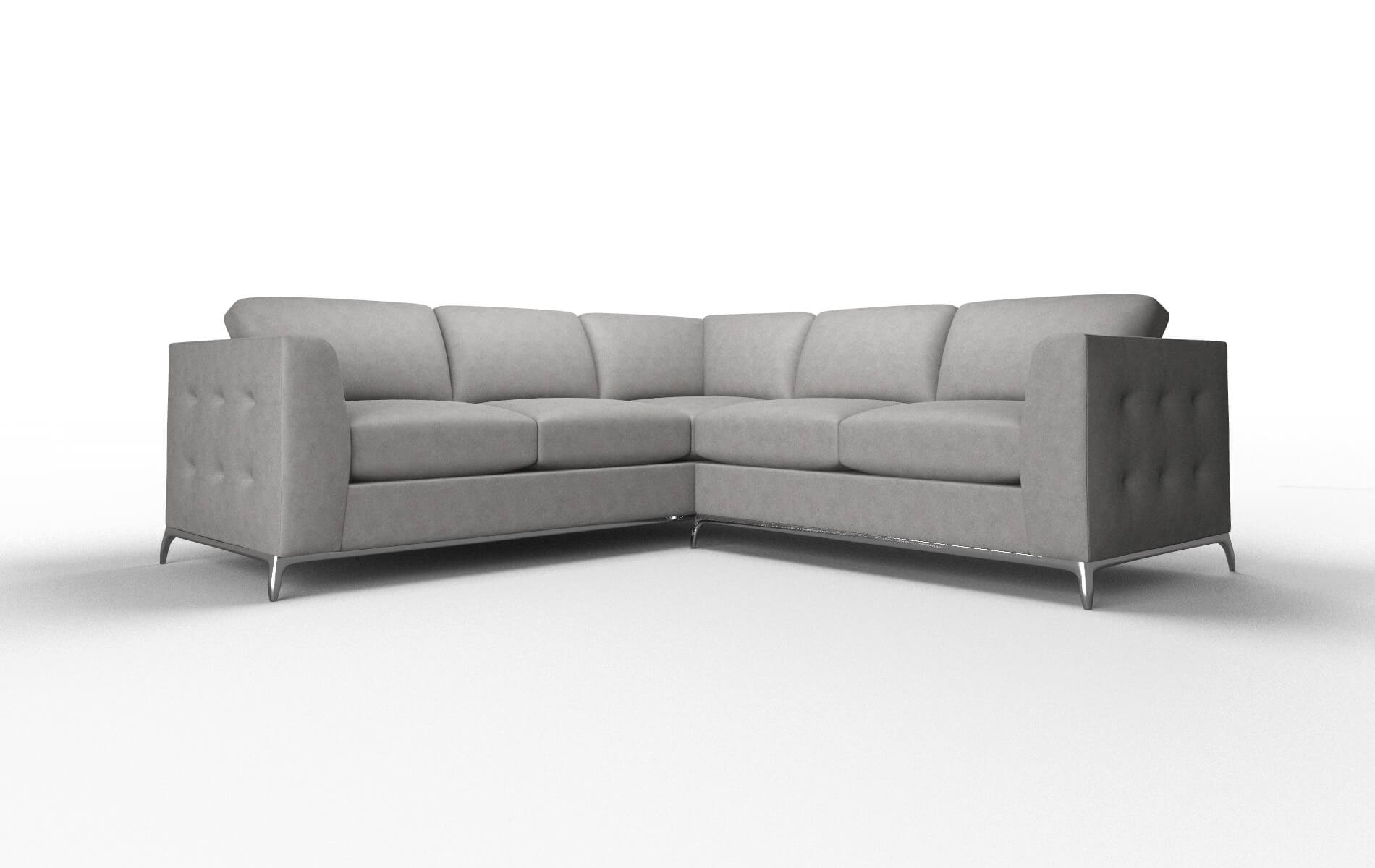 Toronto Dream_d Charcoal Sectional metal legs 1