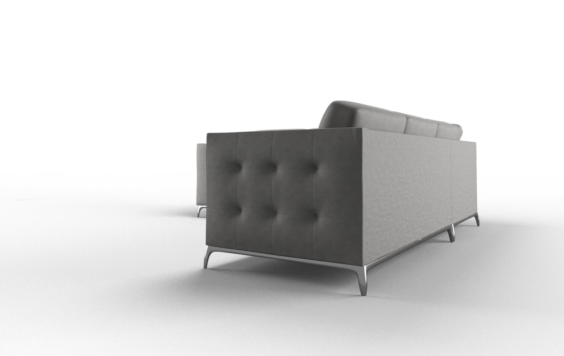 Toronto Dream_d Charcoal Sectional metal legs 4