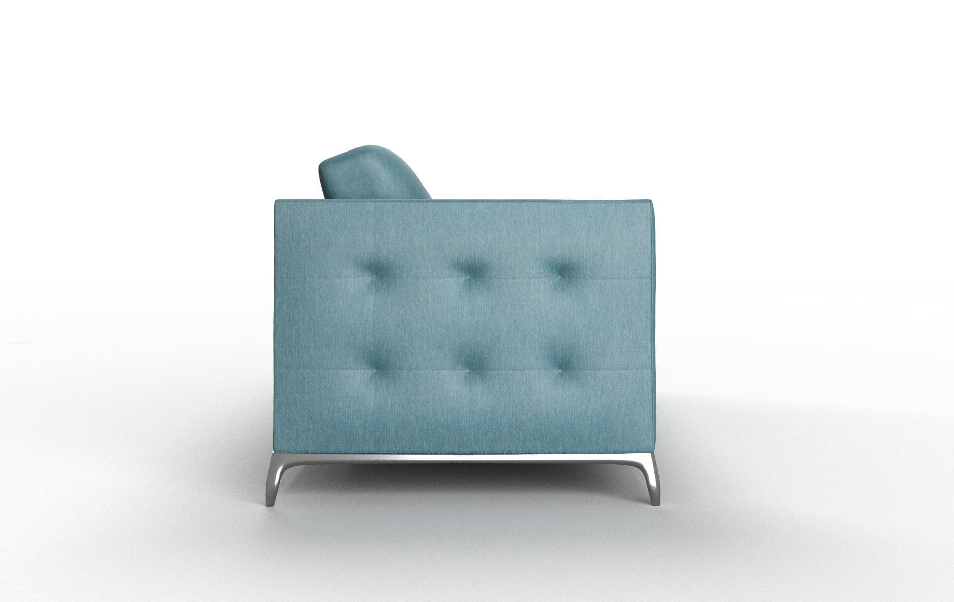 Toronto Hepburn Teal Sofa metal legs 3