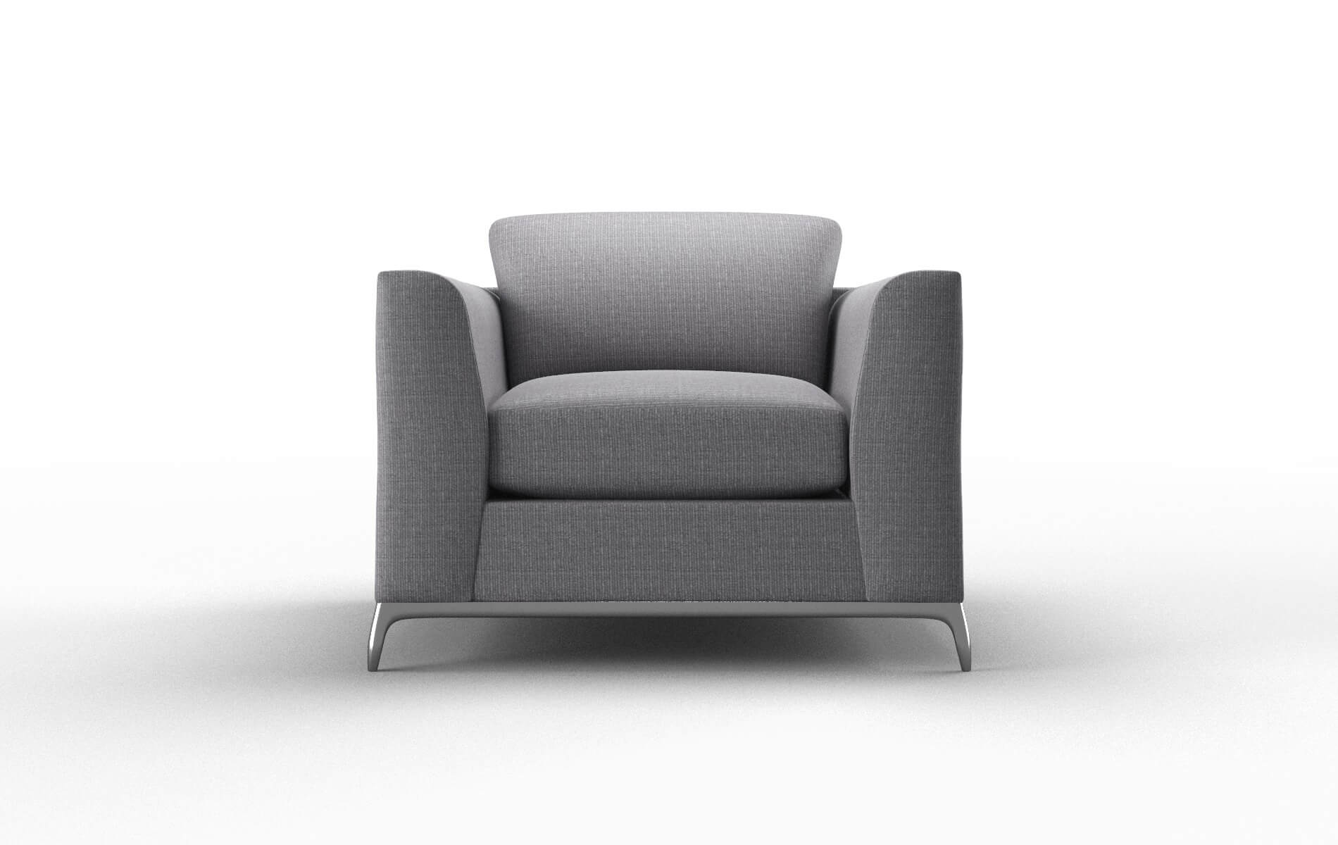 Toronto Insight denim Chair Metal Legs  1