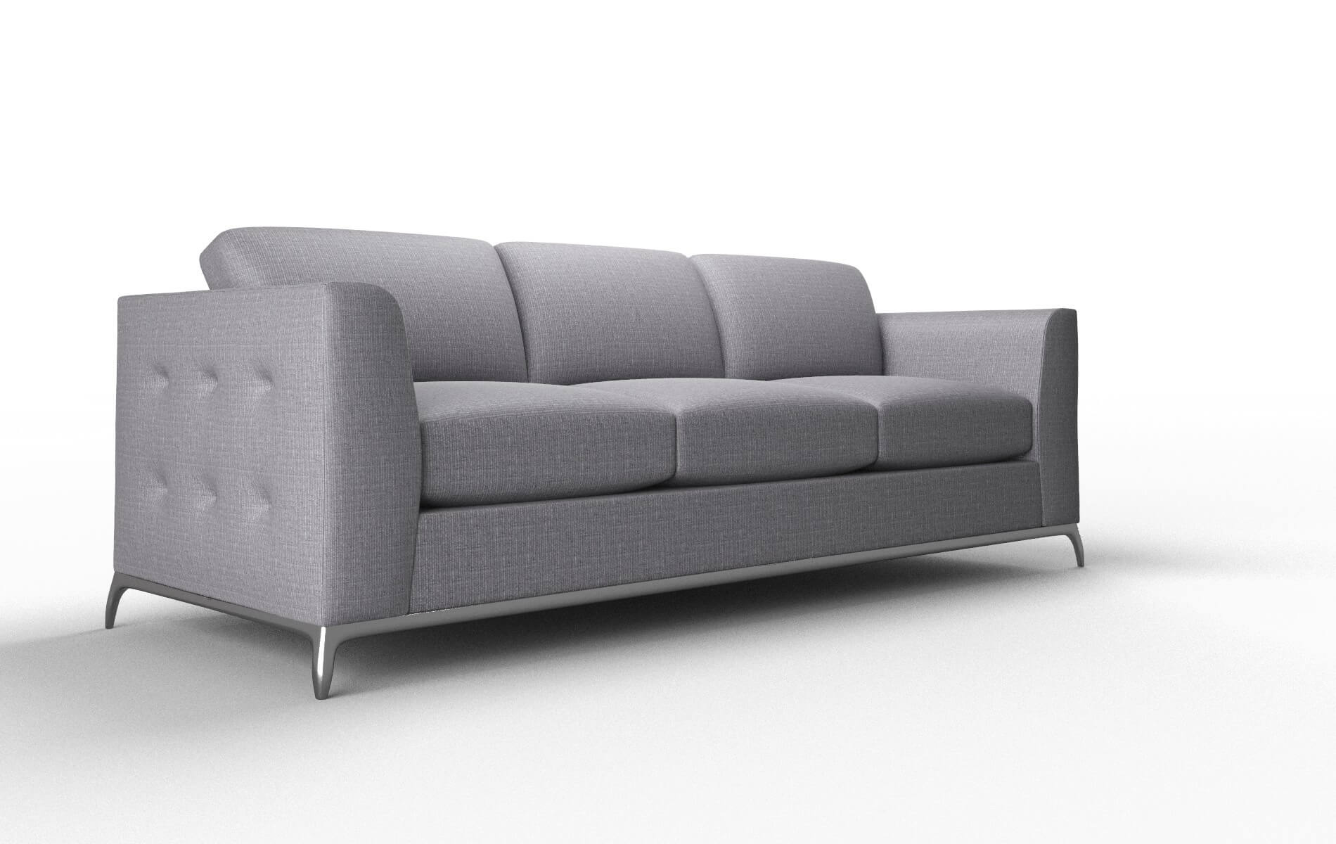 Toronto Insight Denim Sofa metal legs 2