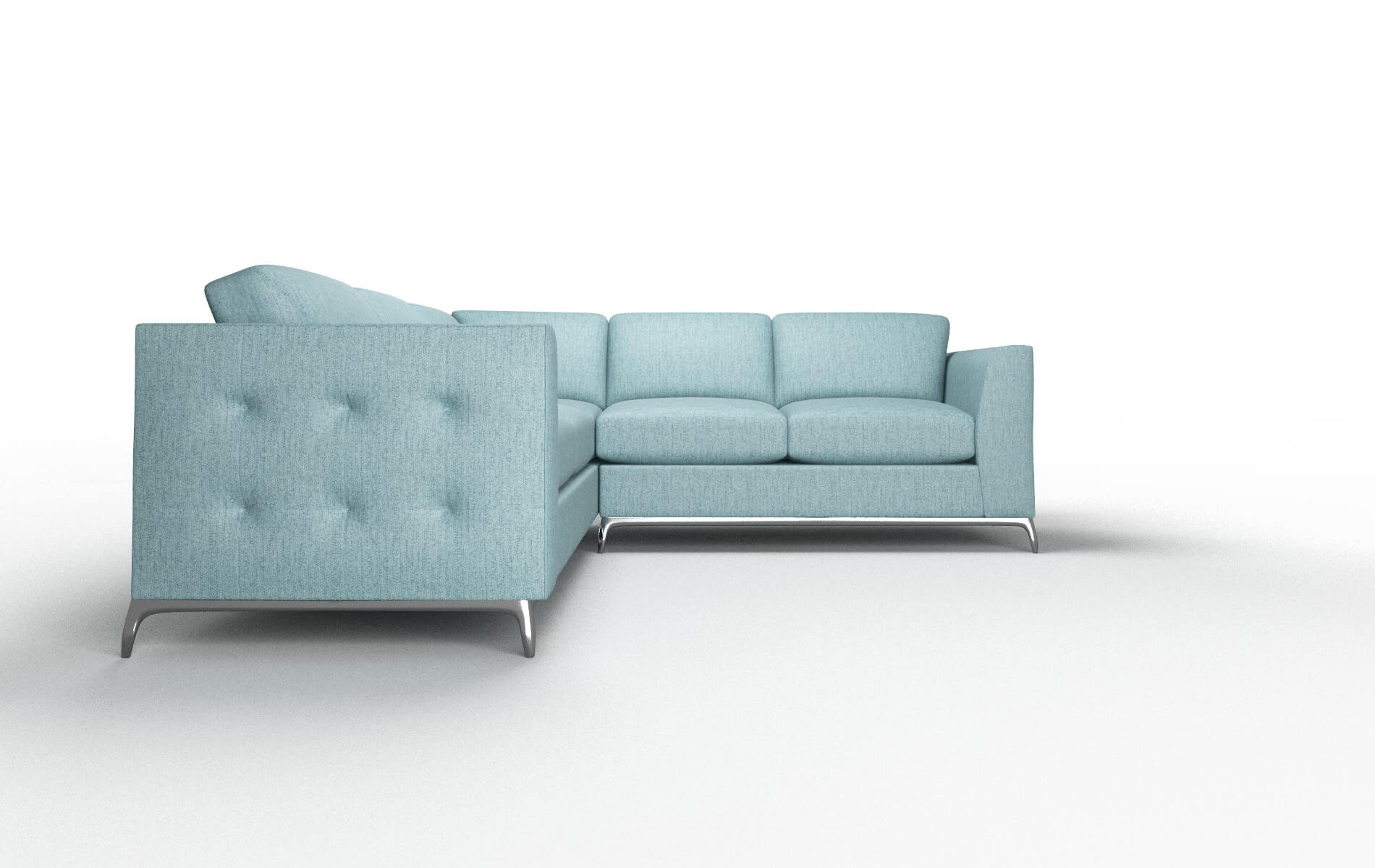 Toronto Insight Peacock Sectional metal legs 2