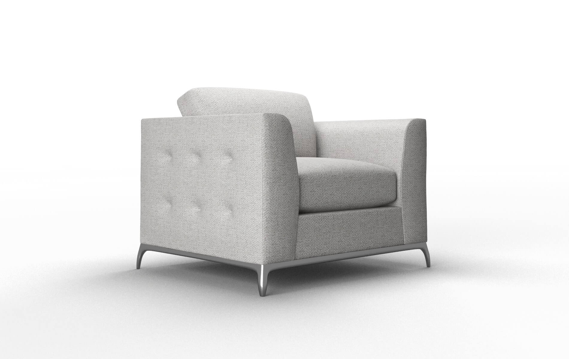 Toronto Malibu Dove Chair metal legs 2