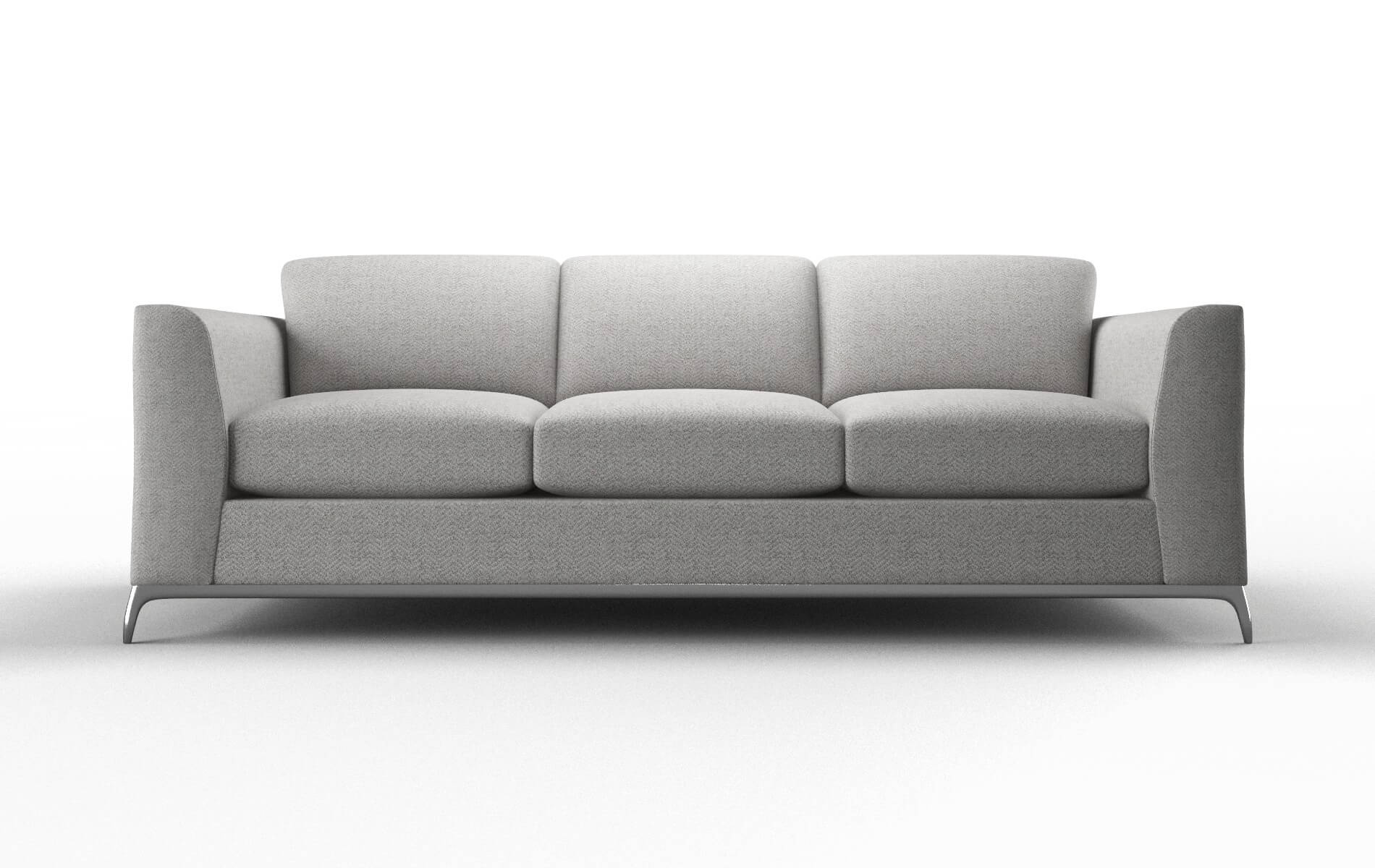 Toronto Malibu Dove Sofa metal legs 1