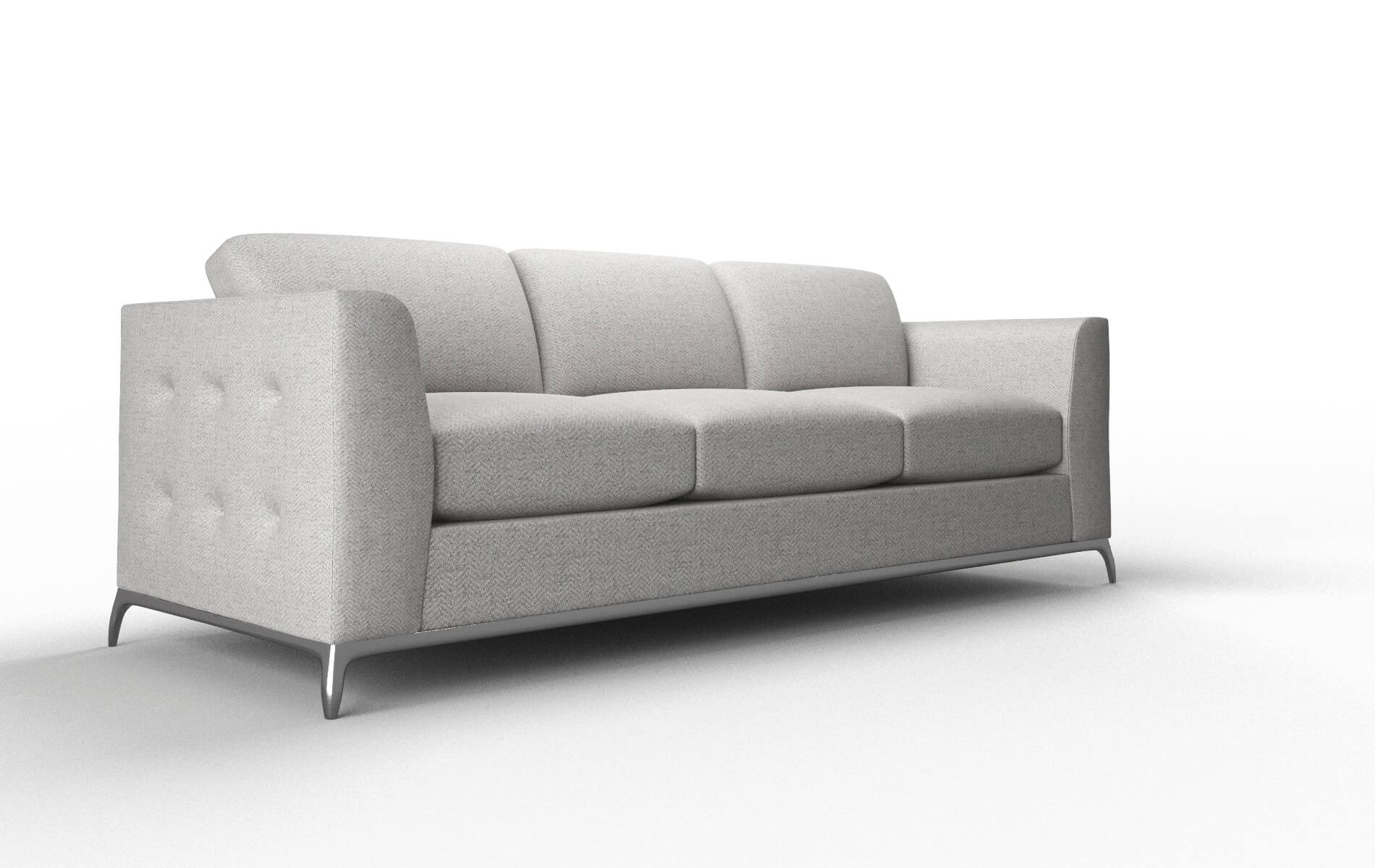 Toronto Malibu Dove Sofa metal legs 2