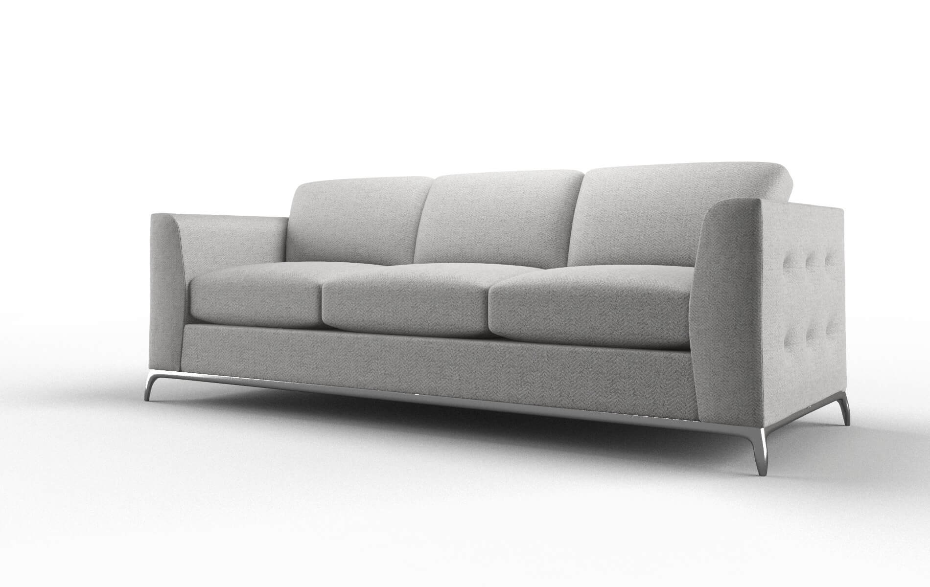 Toronto Malibu Dove Sofa metal legs 4