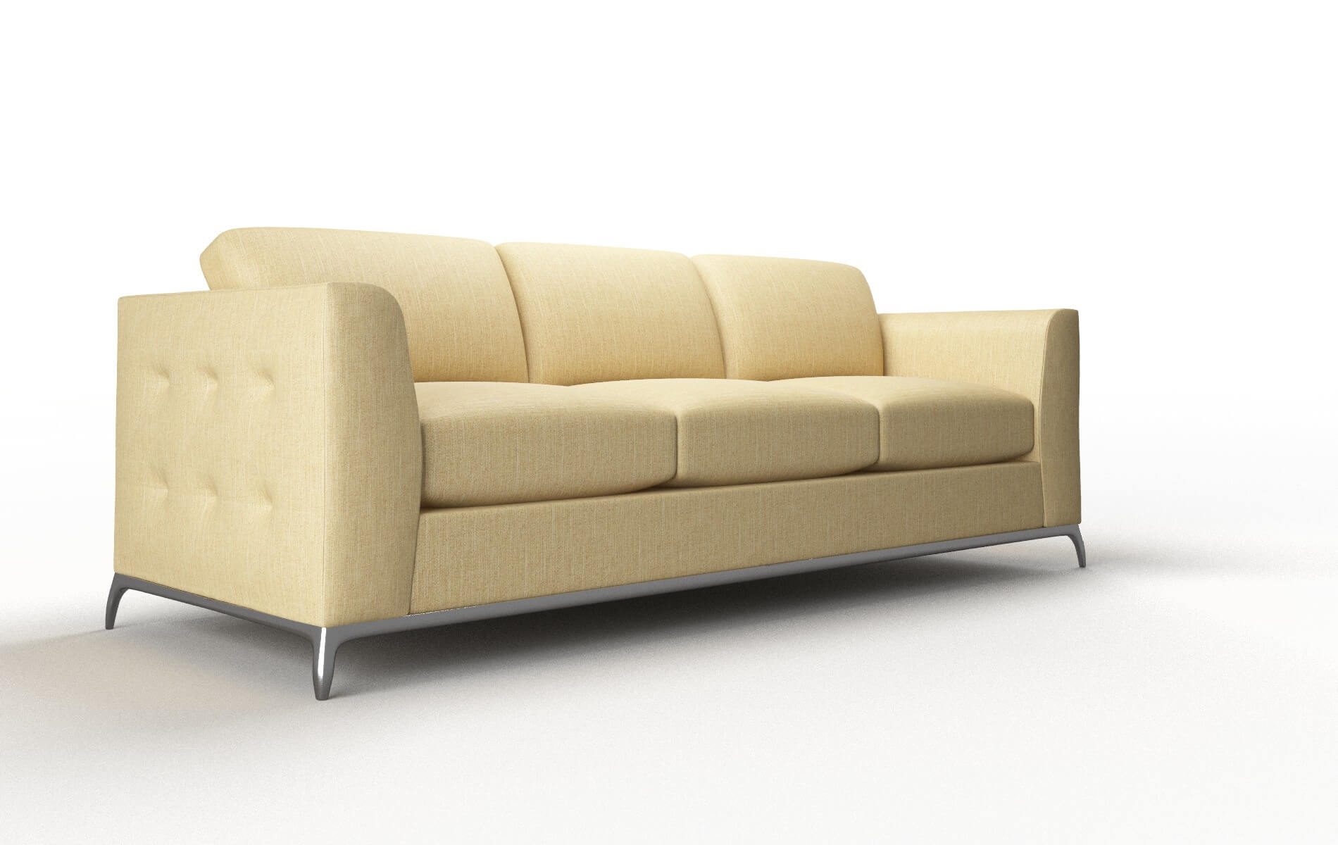 Toronto Malibu Maize Sofa metal legs 2