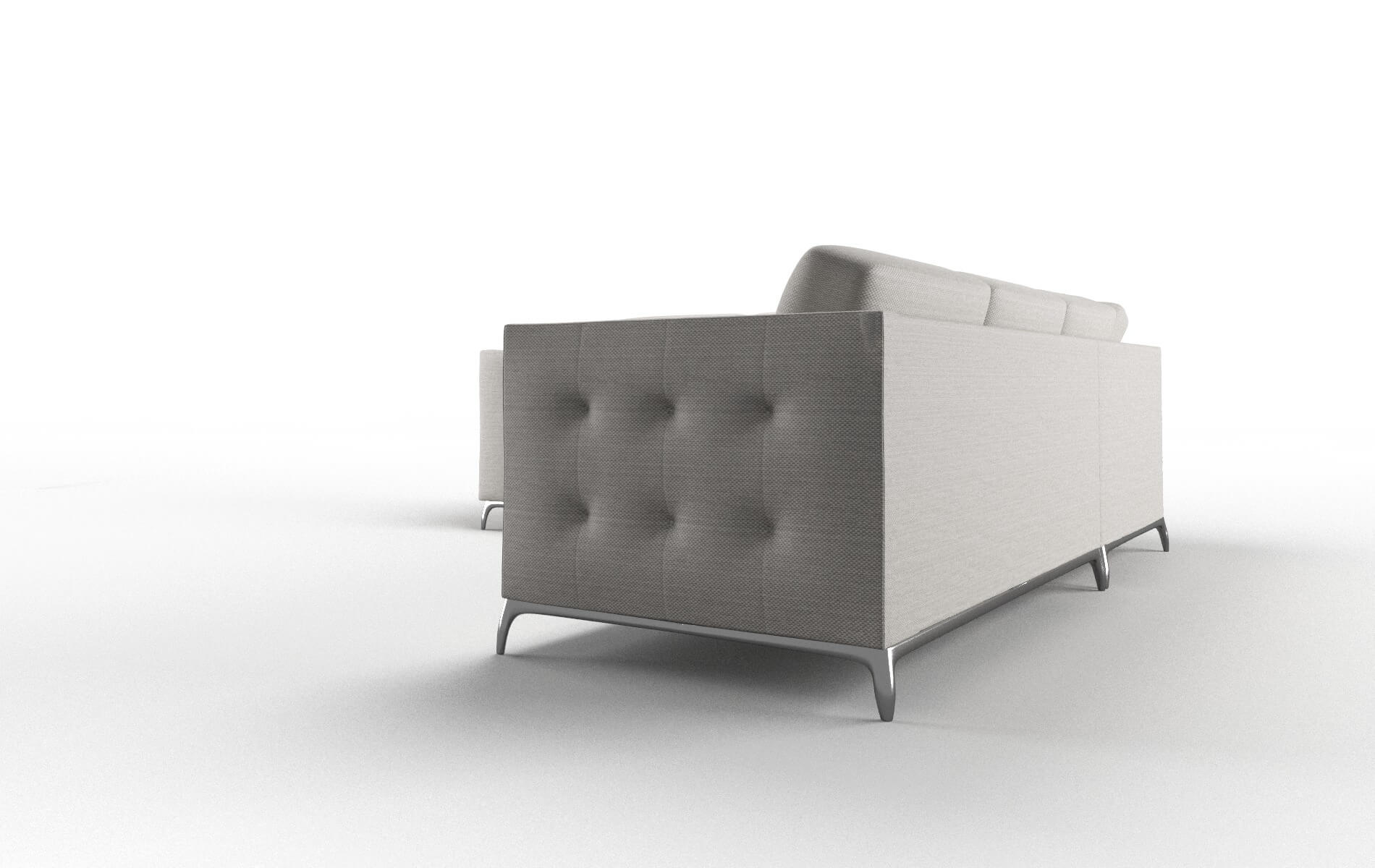 Toronto Naples Ash Sectional metal legs 4