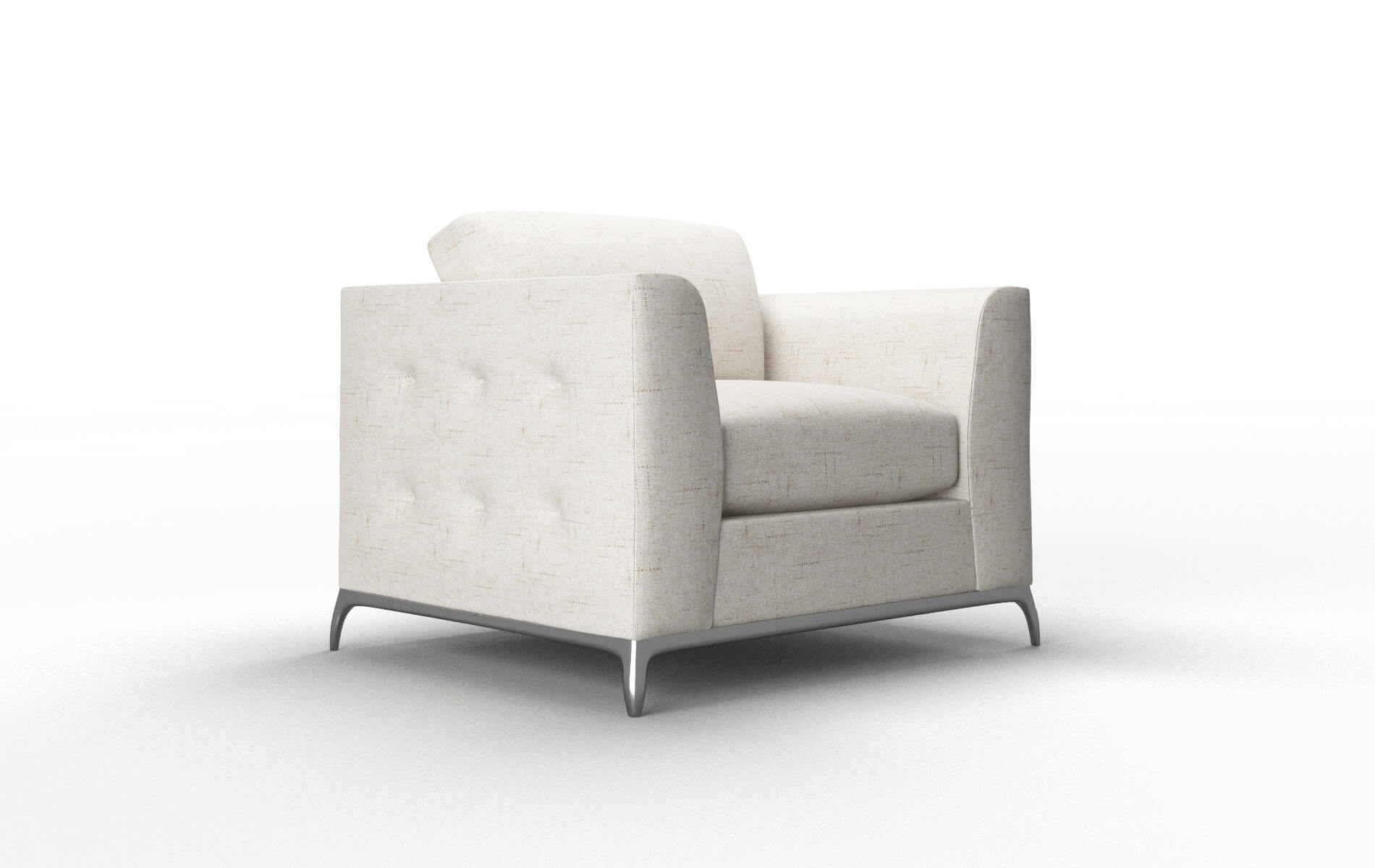 Toronto Oceanside Natural Chair metal legs 2