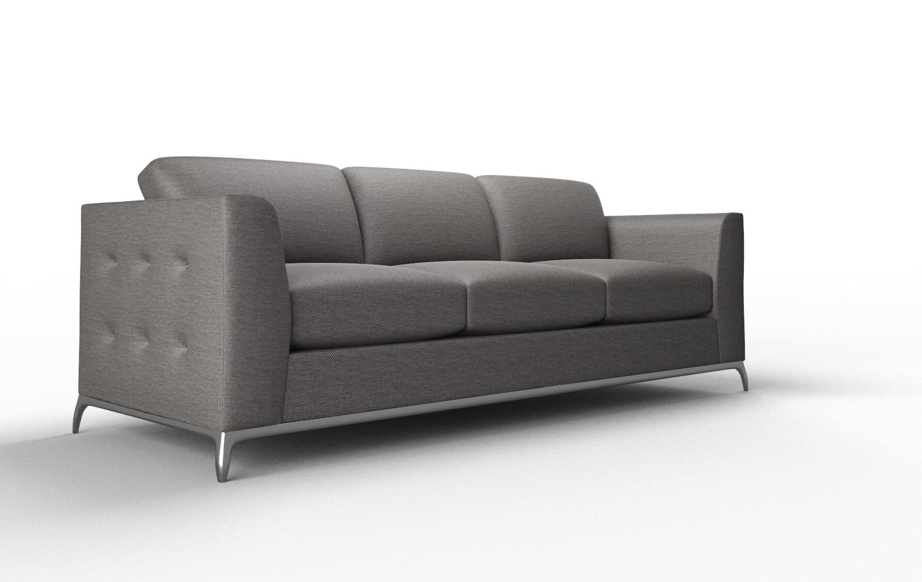 Toronto Oscar Charcoal Sofa metal legs 2