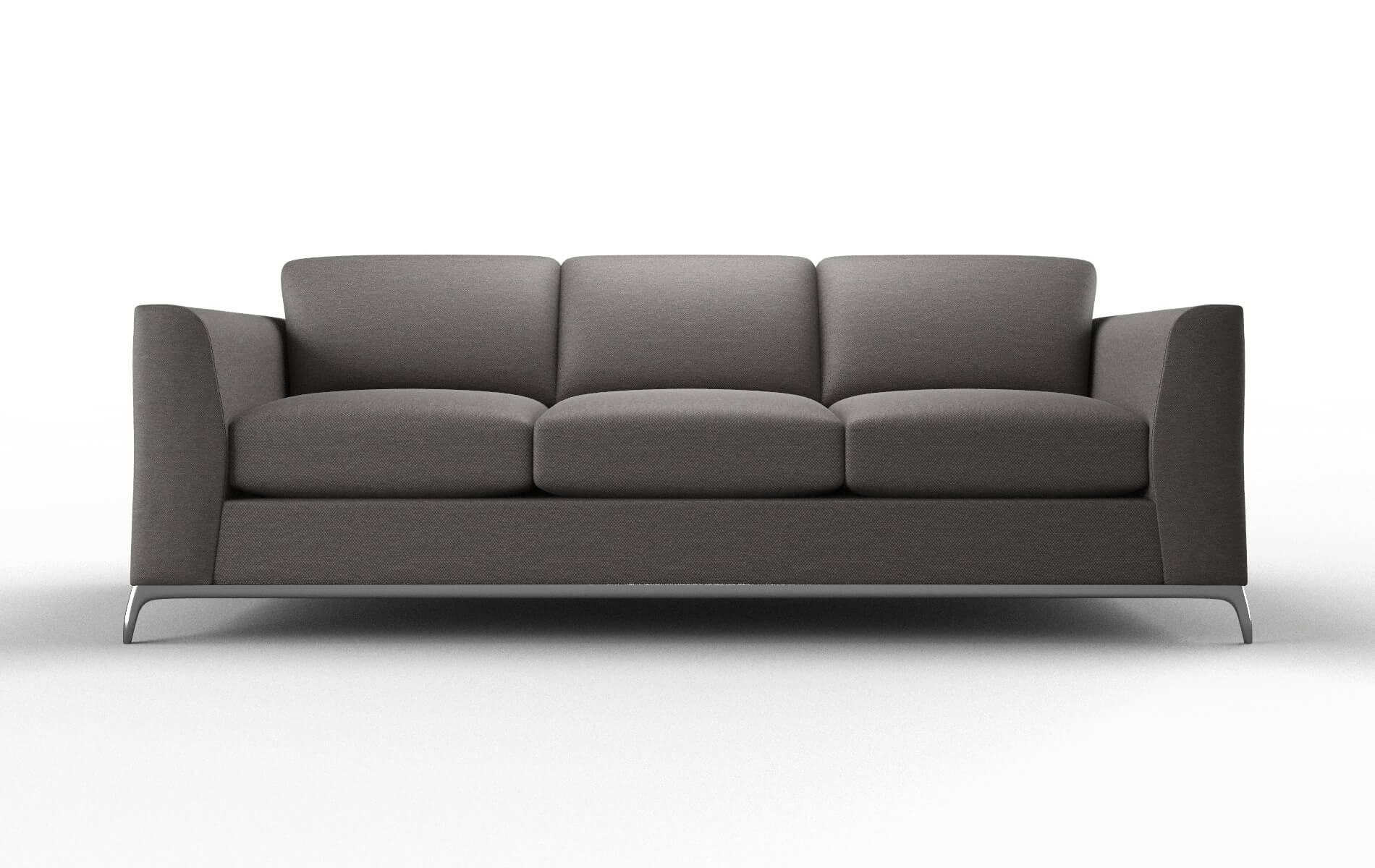 Toronto Oscar Grey Sofa metal legs 1