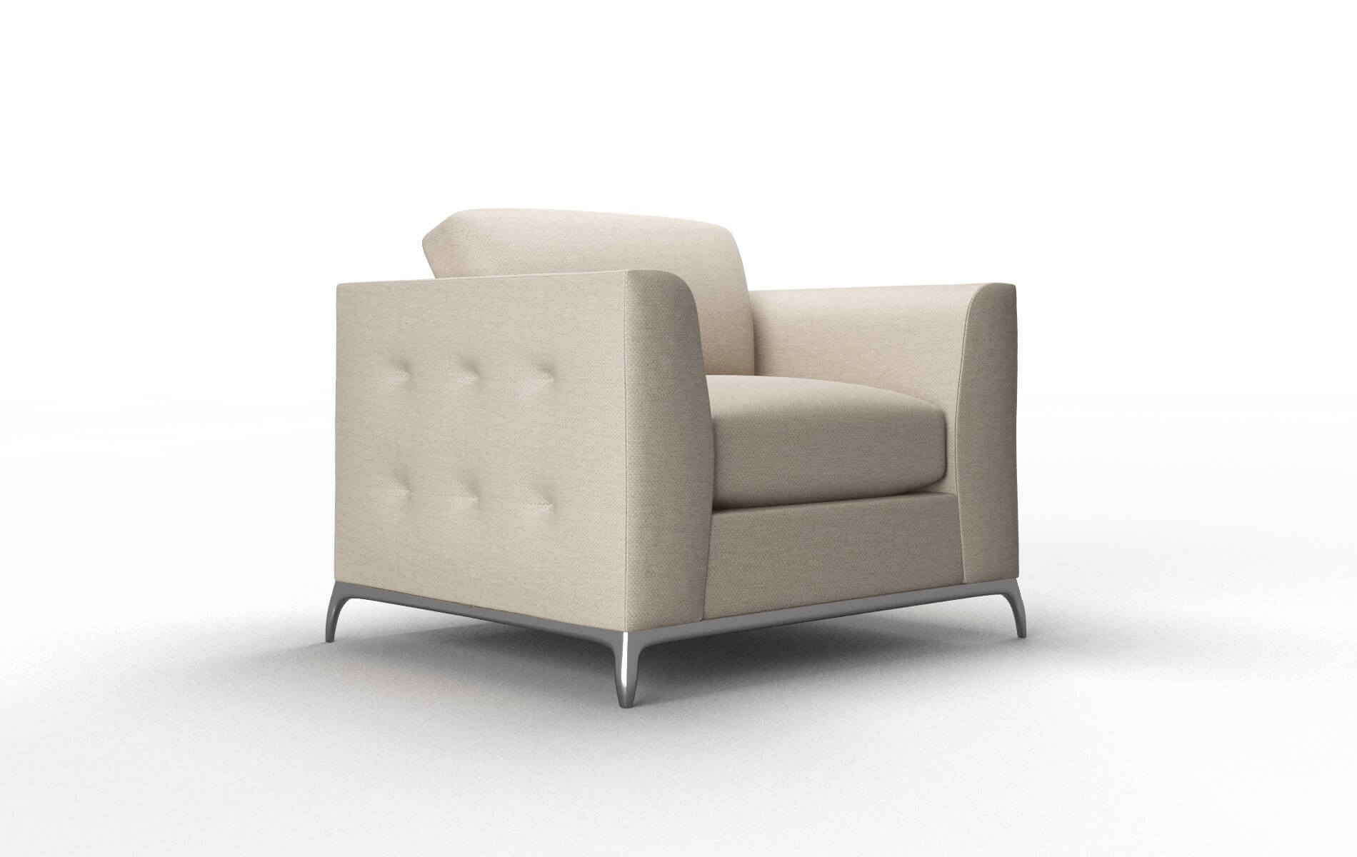 Toronto Oscar Linen Chair metal legs 2