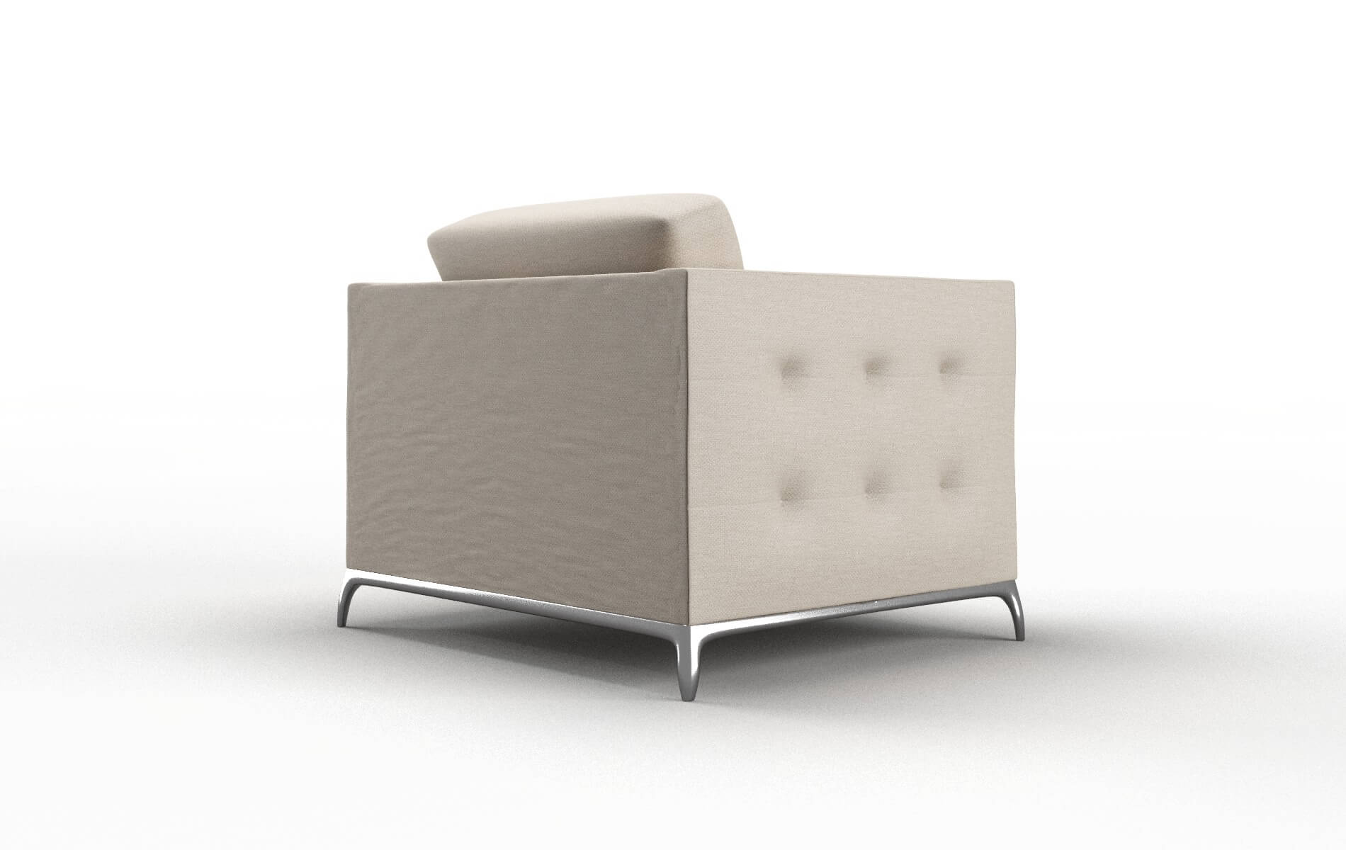 Toronto Oscar Linen Chair metal legs 5