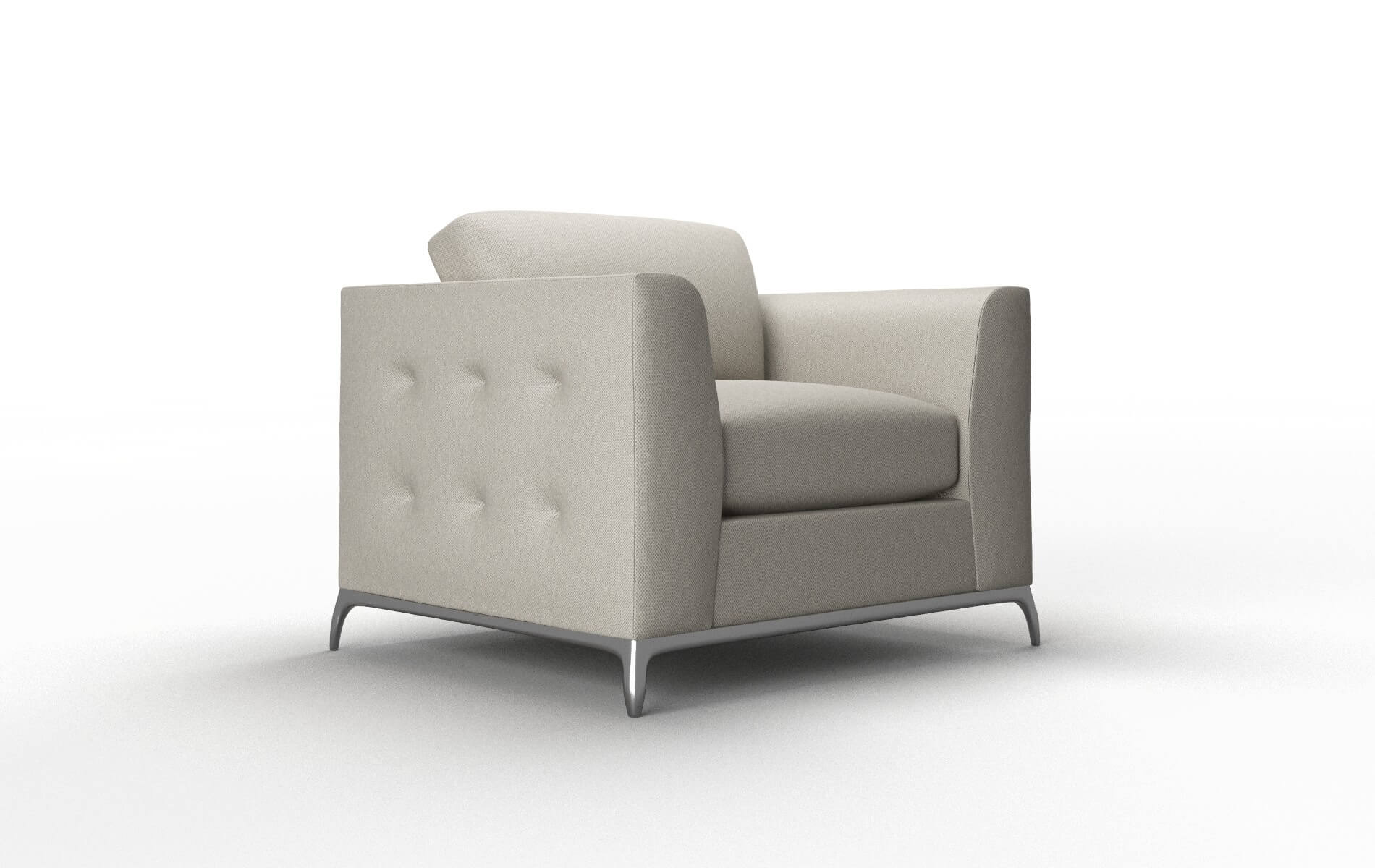 Toronto Oscar Silver Chair metal legs 2