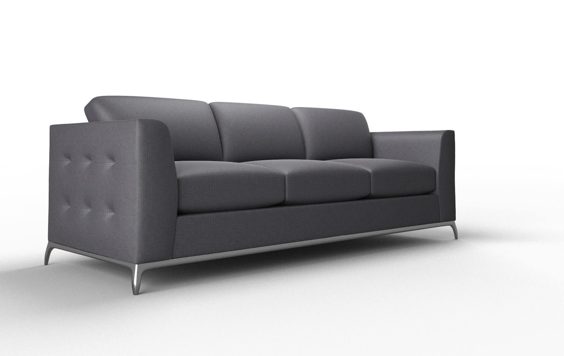 Toronto Parker Charcoal Sofa metal legs 2
