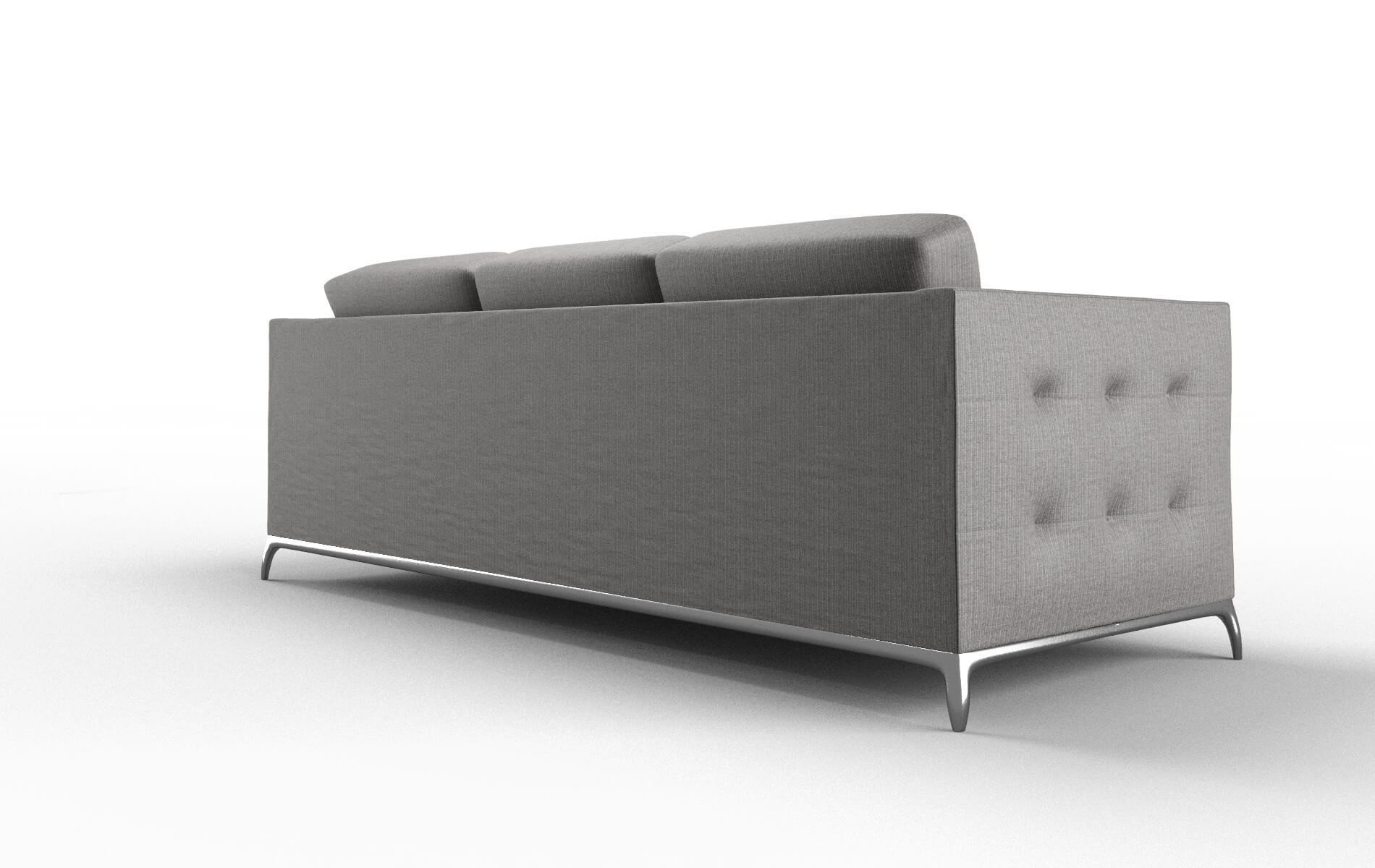 Toronto Parker Graphite Sofa metal legs 5