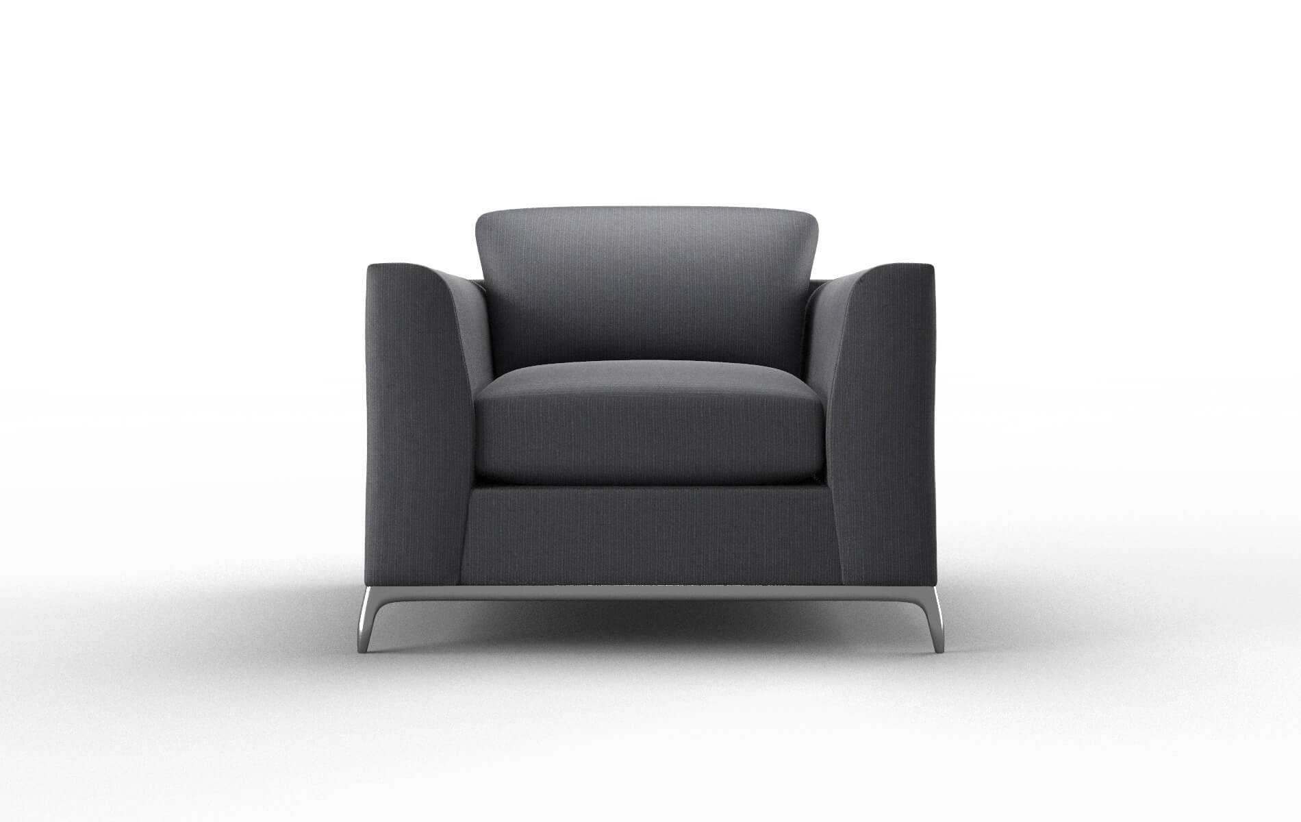 Toronto Parker Midnight Chair metal legs 1