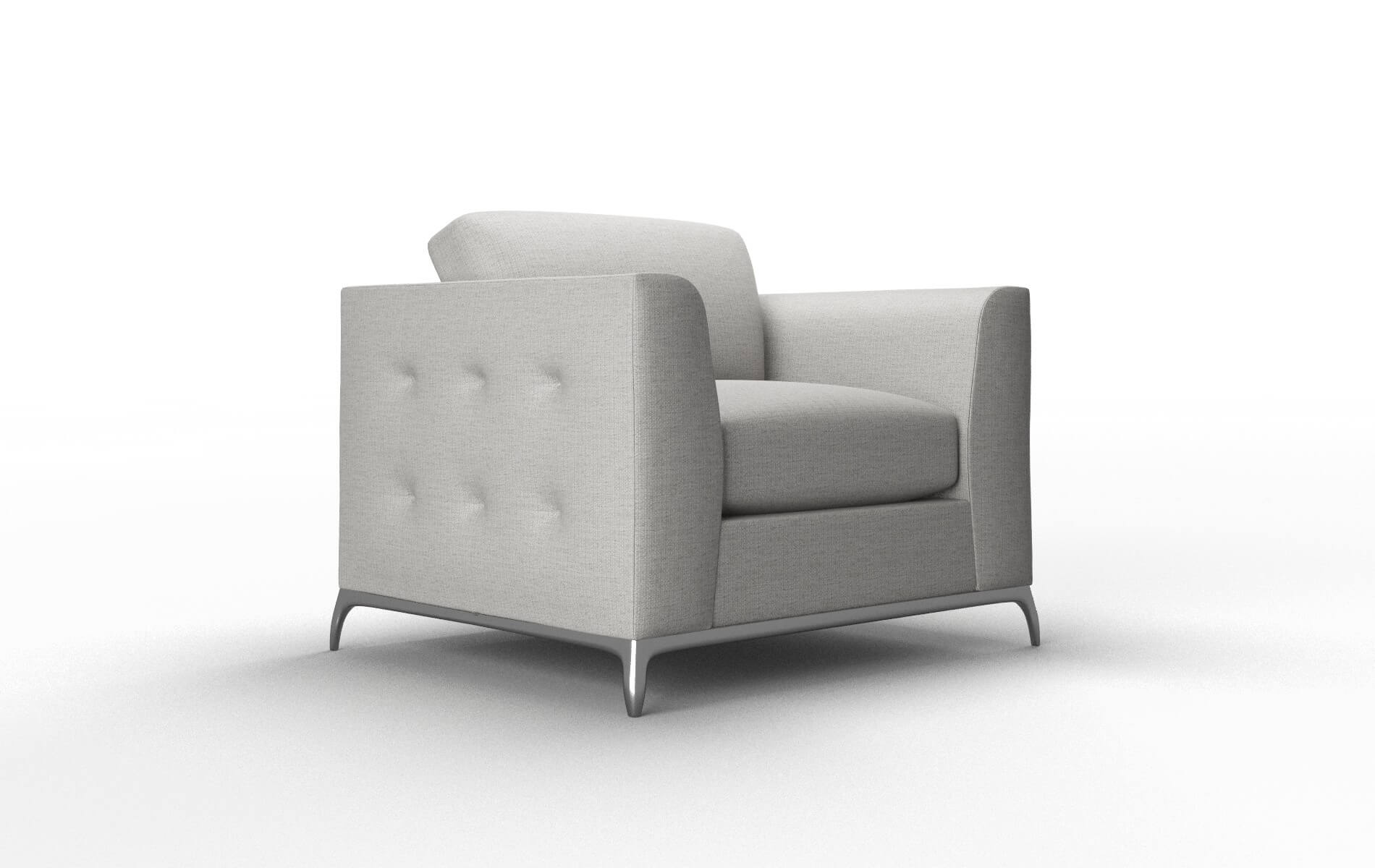 Toronto Parker Silver Chair metal legs 2