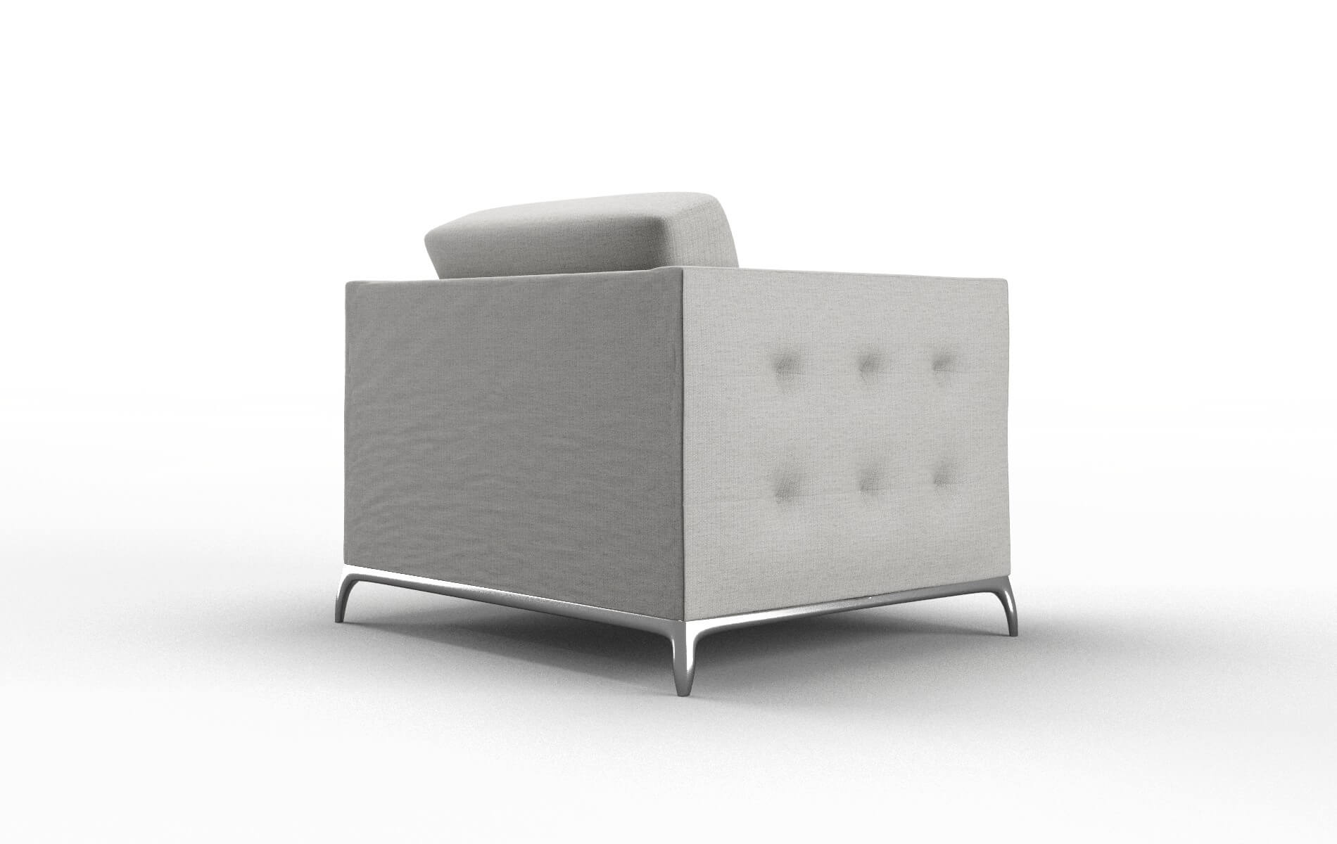 Toronto Parker Silver Chair metal legs 5