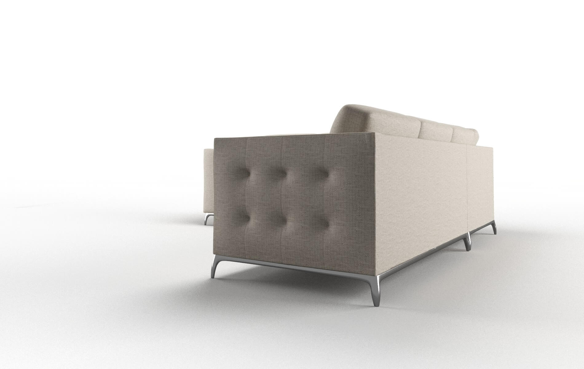 Toronto Parker Wheat Sectional metal legs 4