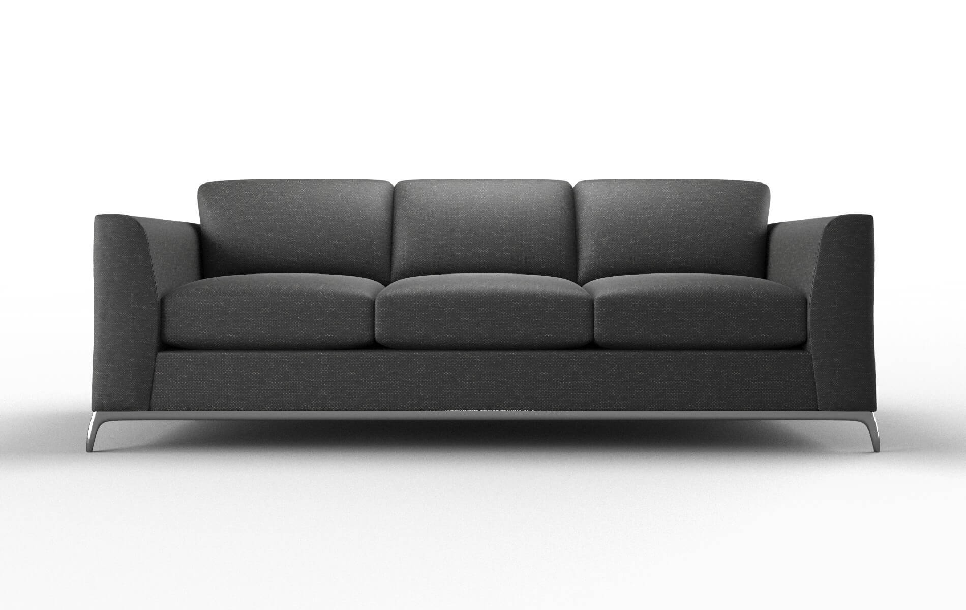 Toronto Phoenix Charcoal Sofa metal legs 1