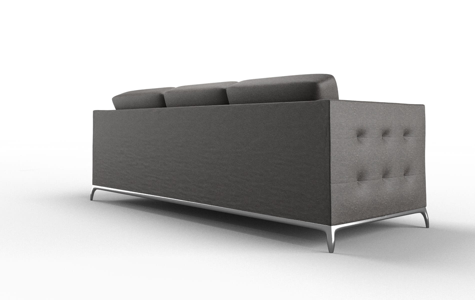 Toronto Phoenix Chocolate Sofa metal legs 5